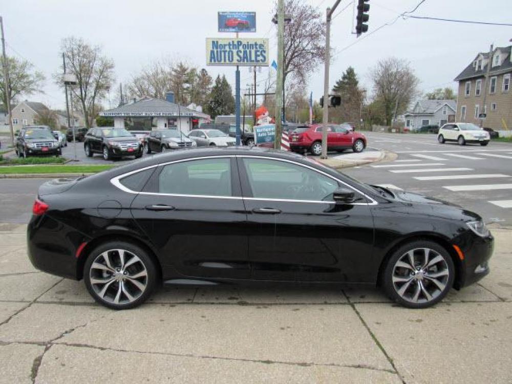 2016 Phantom Black Tri-Coat Pearl Chrysler 200 C (1C3CCCCG3GN) with an 3.6 6 Cylinder Sequential Multiport Fuel Injection engine, 9-Speed Shiftable Automatic transmission, located at 5505 N. Summit St., Toledo, OH, 43611, (419) 729-2688, 41.654953, -83.530014 - Photo #0