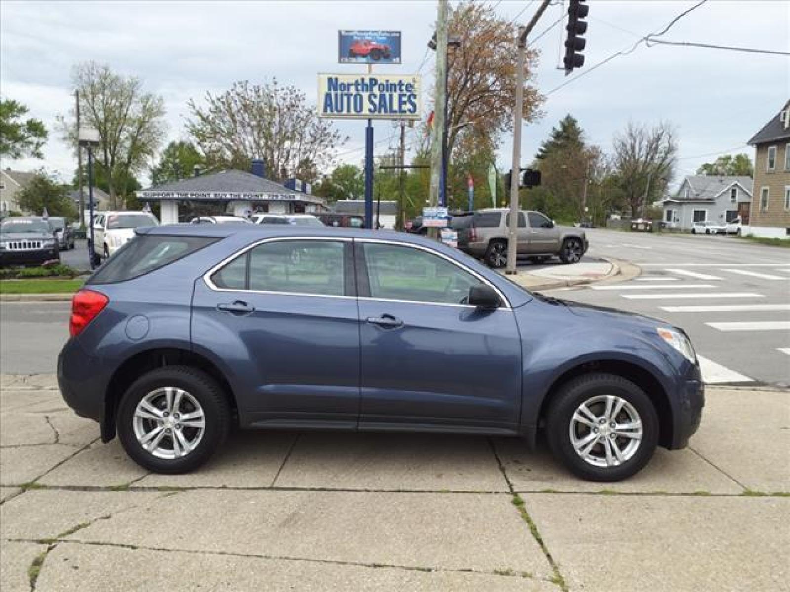2014 Atlantis Blue Metallic Chevrolet Equinox LS (2GNFLEEK3E6) with an 2.4L 2.4L I4 182hp 172ft. lbs. Direct Injection engine, 6-Speed Shiftable Automatic transmission, located at 5505 N. Summit St., Toledo, OH, 43611, (419) 729-2688, 41.654953, -83.530014 - Photo #0