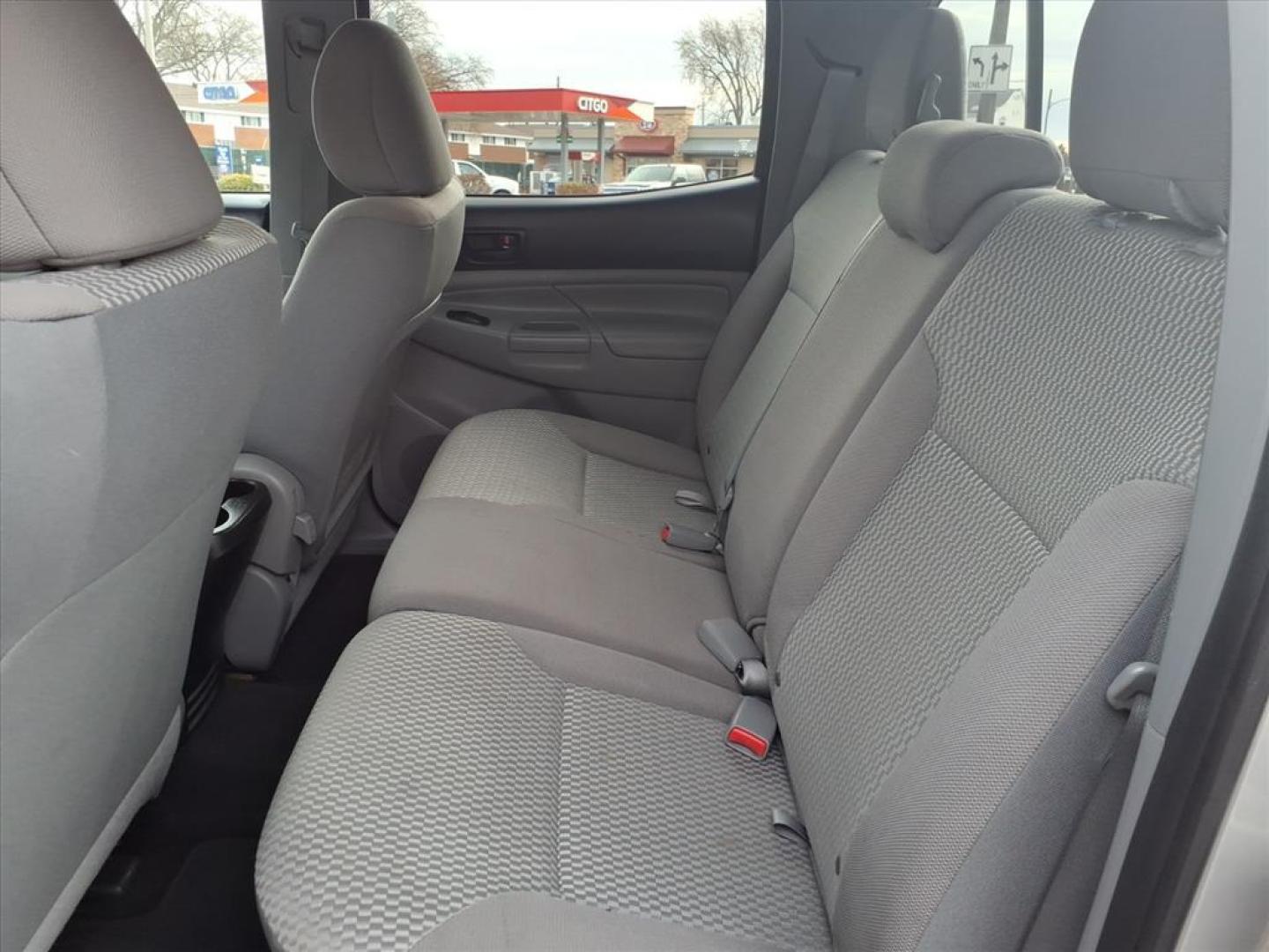 2014 Silver Sky Metallic Toyota Tacoma PreRunner V6 (5TFJU4GN5EX) with an 4.0L 4.0L V6 236hp 266ft. lbs. Sequential Electronic Fuel Injection engine, 5-Speed Automatic transmission, located at 5505 N. Summit St., Toledo, OH, 43611, (419) 729-2688, 41.654953, -83.530014 - Photo#2