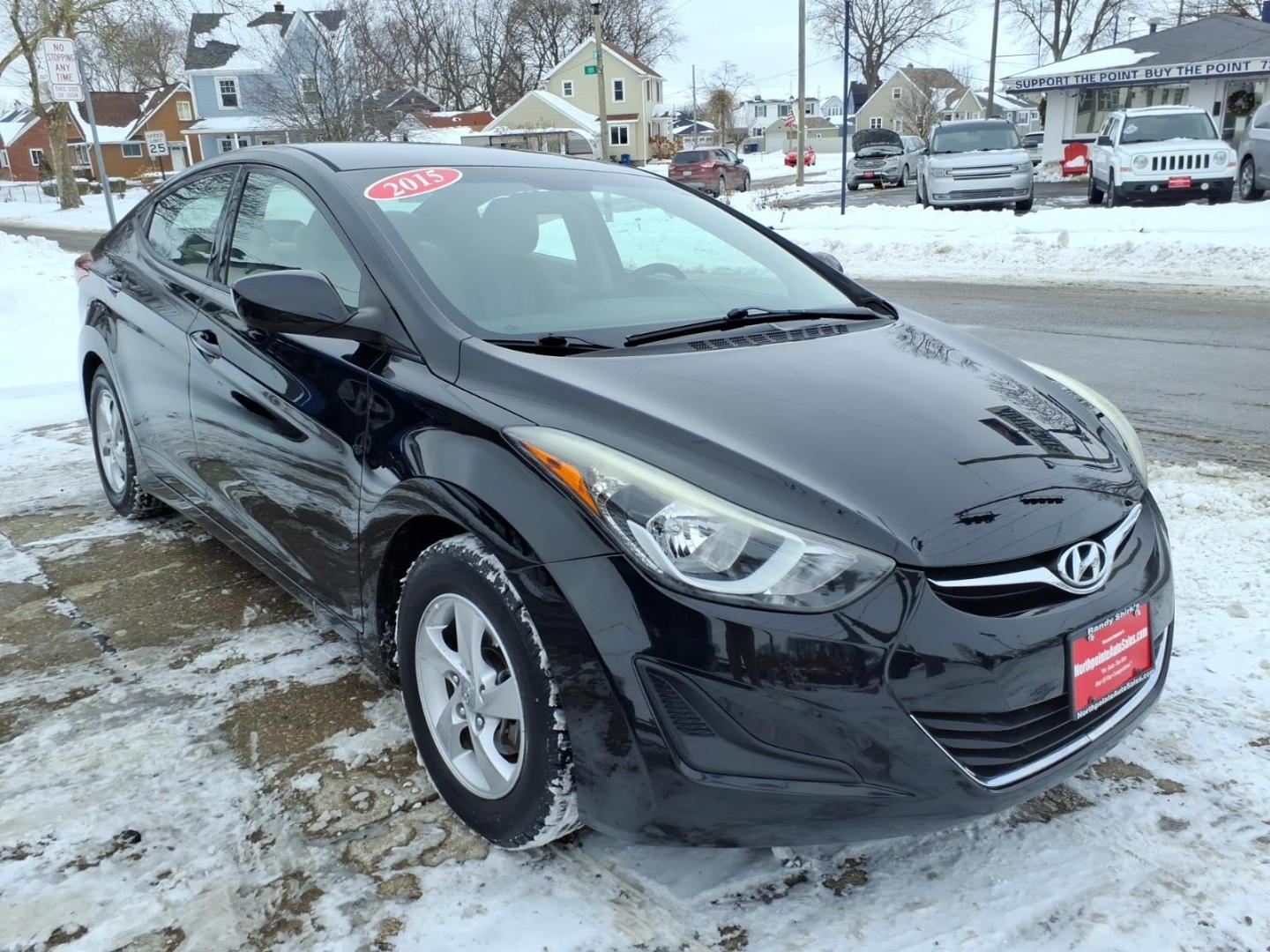2015 Black Diamond Hyundai ELANTRA SE (5NPDH4AE6FH) with an 1.8L 1.8L I4 145hp 130ft. lbs. Sequential Multiport Fuel Injection engine, 6-Speed Shiftable Automatic transmission, located at 5505 N. Summit St., Toledo, OH, 43611, (419) 729-2688, 41.654953, -83.530014 - Photo#14