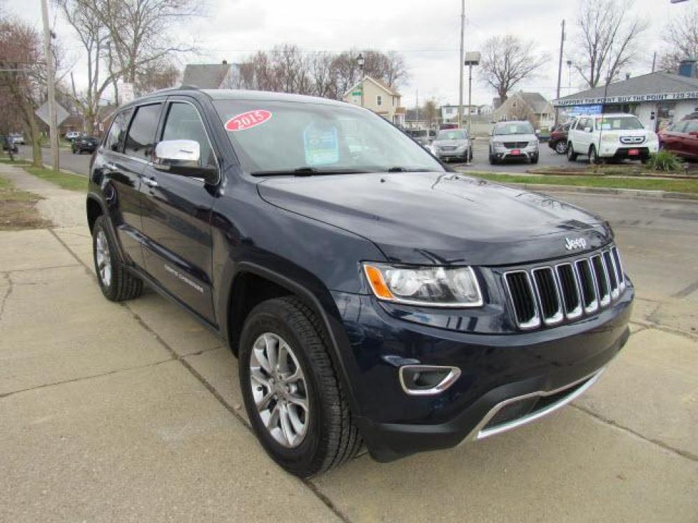 2015 True Blue Pearl Coat Jeep Grand Cherokee Limited 4X4 (1C4RJFBG5FC) with an 3.6 6 Cylinder Sequential Multiport Fuel Injection engine, 8-Speed Shiftable Automatic transmission, located at 5505 N. Summit St., Toledo, OH, 43611, (419) 729-2688, 41.654953, -83.530014 - Photo #19