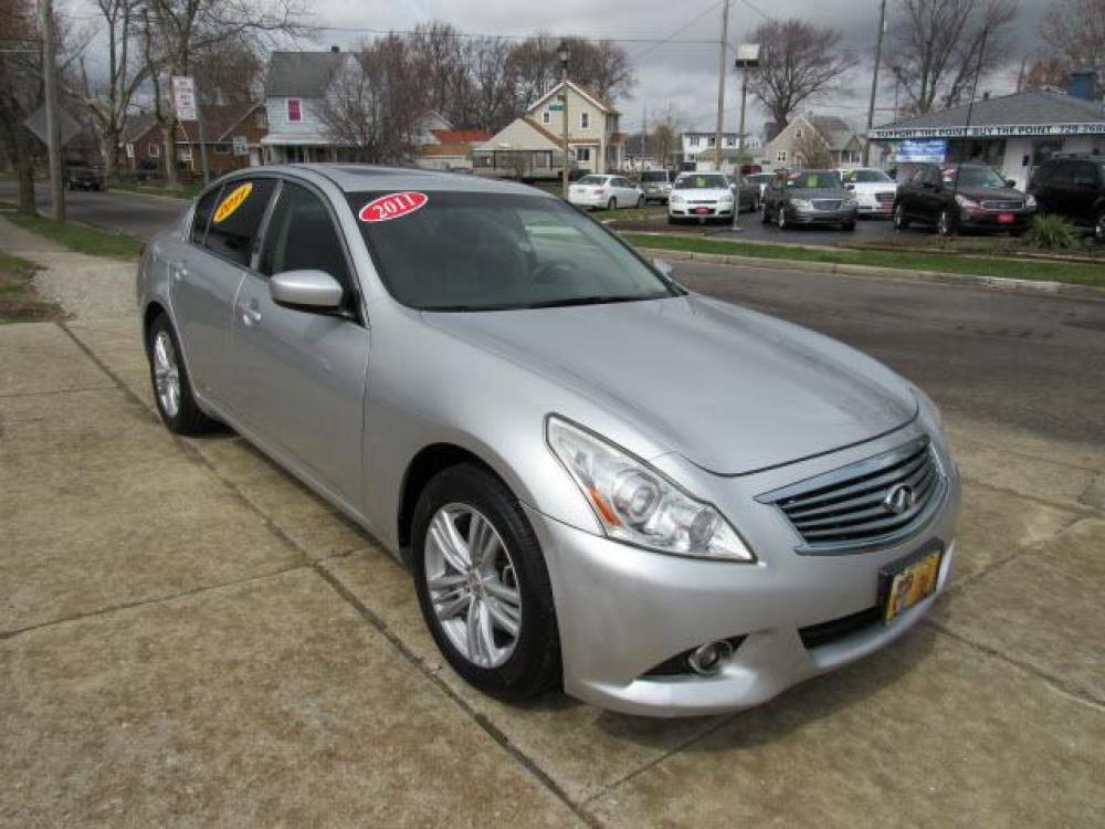 2011 Liquid Platinum INFINITI G25 Sedan X AWD (JN1DV6AR1BM) with an 2.5 6 Cylinder Sequential Multiport Fuel Injection engine, 7-Speed Shiftable Automatic transmission, located at 5505 N. Summit St., Toledo, OH, 43611, (419) 729-2688, 41.654953, -83.530014 - Photo #20