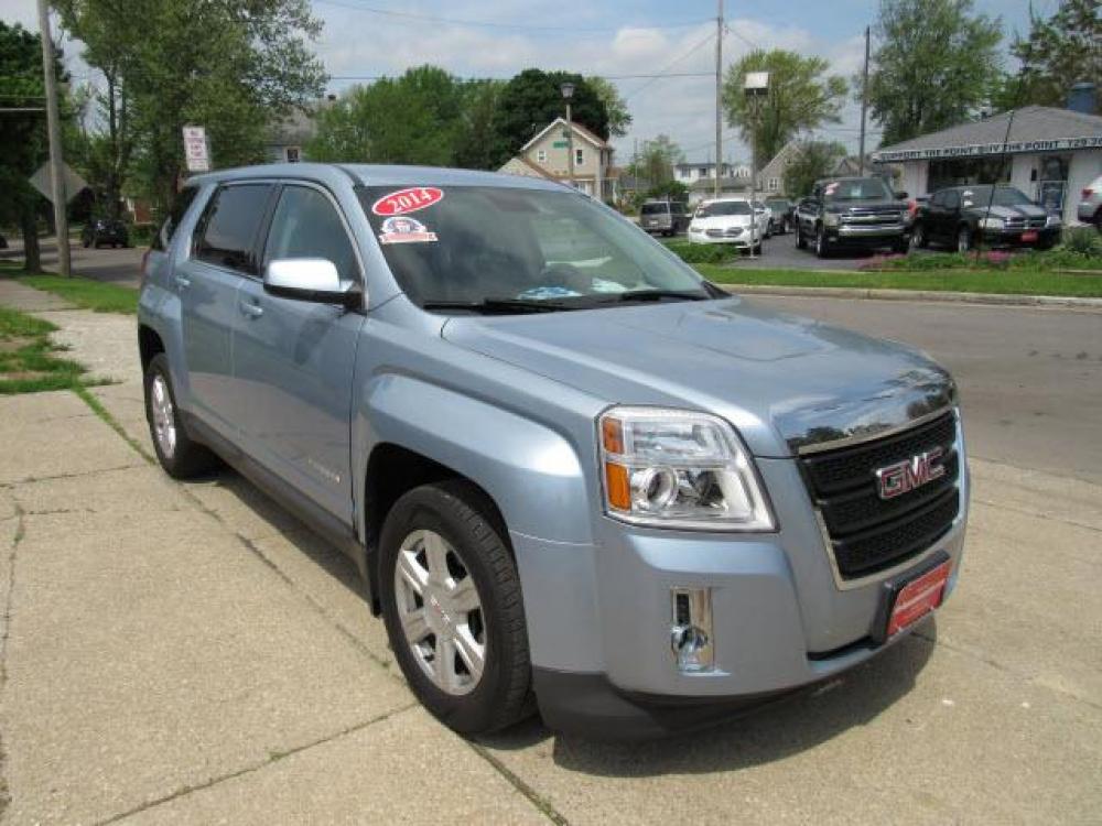 2014 Atlantis Blue Metallic GMC Terrain SLE-1 (2GKFLVEK7E6) with an 2.4 4 Cylinder Direct Injection engine, 6-Speed Shiftable Automatic transmission, located at 5505 N. Summit St., Toledo, OH, 43611, (419) 729-2688, 41.654953, -83.530014 - Photo #14