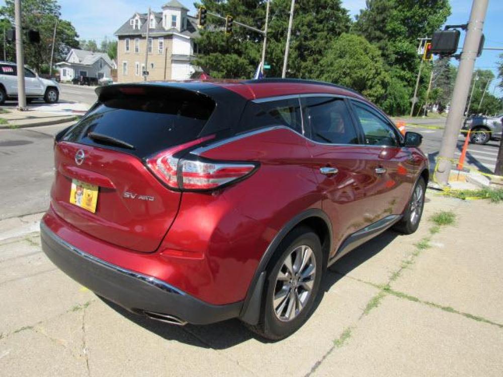 2015 Cayenne Red Nissan Murano SV AWD (5N1AZ2MHXFN) with an 3.5 6 Cylinder Sequential Multiport Fuel Injection engine, CVT transmission, located at 5505 N. Summit St., Toledo, OH, 43611, (419) 729-2688, 41.654953, -83.530014 - Photo #26