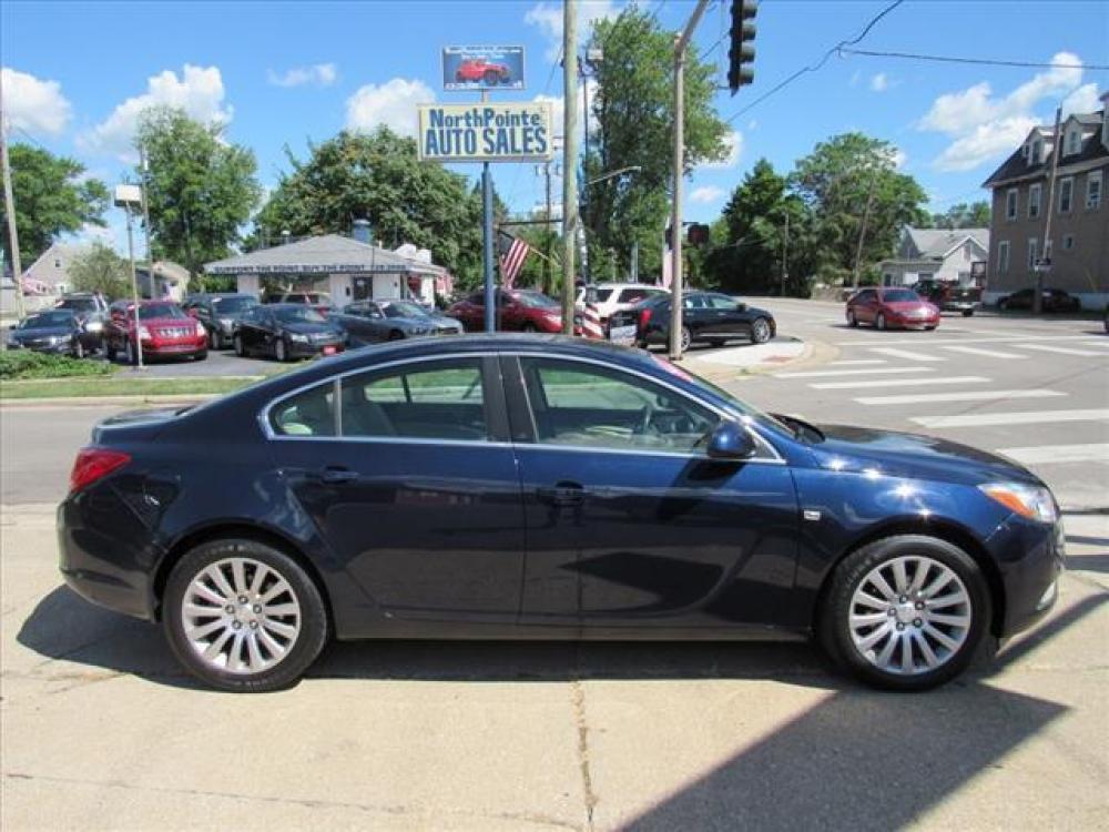 2011 Majestic Blue Metallic Buick Regal CXL (2G4GN5EC0B9) with an 2.4 4 Cylinder Direct Injection engine, 6-Speed Shiftable Automatic transmission, located at 5505 N. Summit St., Toledo, OH, 43611, (419) 729-2688, 41.654953, -83.530014 - Photo #0