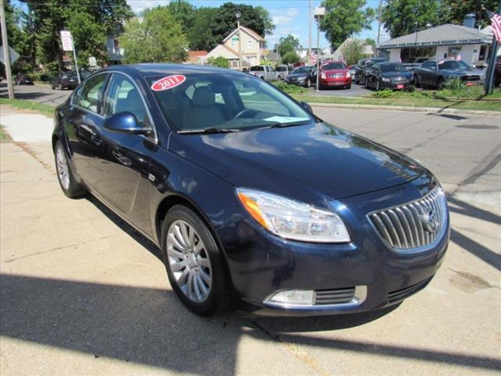 2011 Majestic Blue Metallic Buick Regal CXL (2G4GN5EC0B9) with an 2.4 4 Cylinder Direct Injection engine, 6-Speed Shiftable Automatic transmission, located at 5505 N. Summit St., Toledo, OH, 43611, (419) 729-2688, 41.654953, -83.530014 - Photo #18