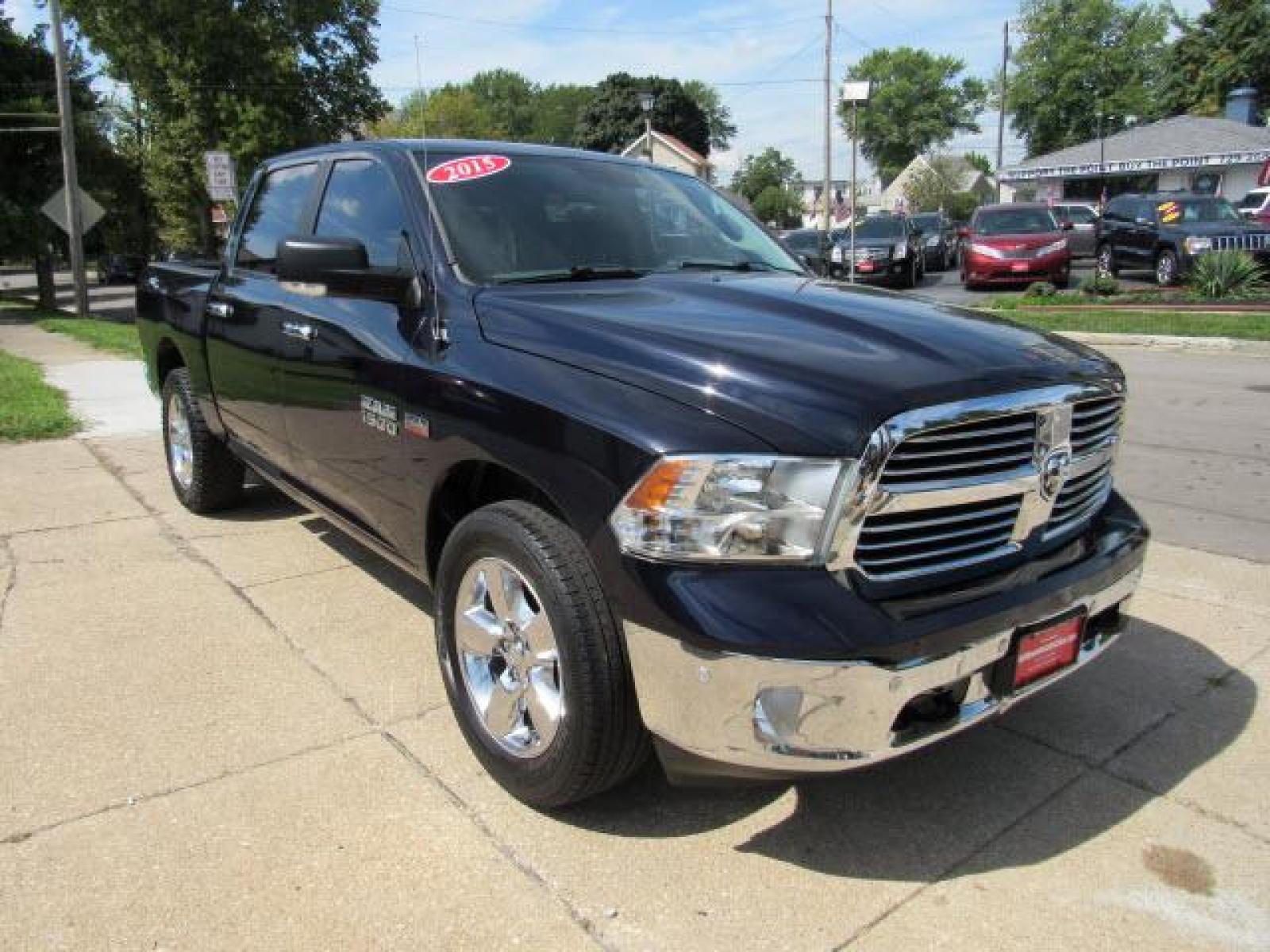 2015 Midnight Blue Pearlcoat RAM 1500 Big Horn 4X4 (1C6RR7LTXFS) with an 5.7 8 Cylinder Sequential Multiport Fuel Injection engine, 8-Speed Shiftable Automatic transmission, located at 5505 N. Summit St., Toledo, OH, 43611, (419) 729-2688, 41.654953, -83.530014 - Photo #15