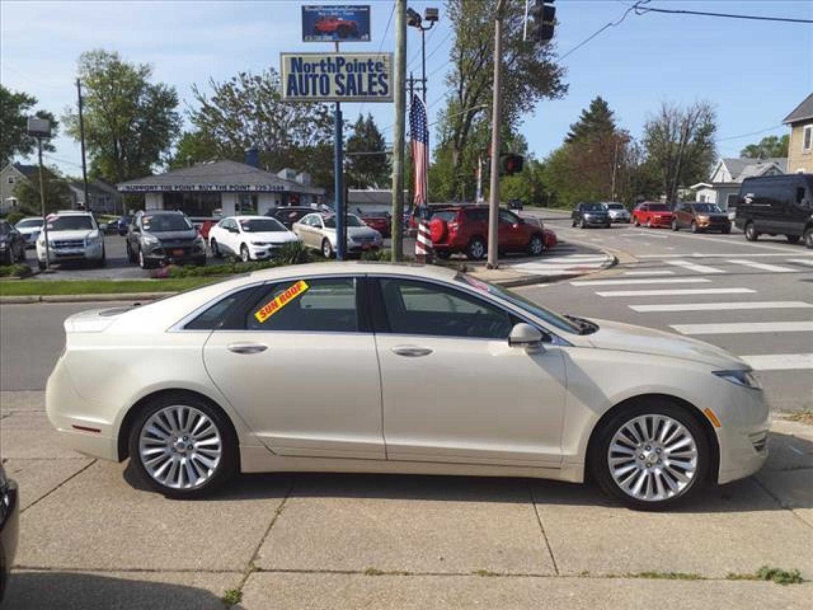 2014 Platinum Dune Metallic Tri-Coat Lincoln MKZ Base (3LN6L2J95ER) with an 2.0L EcoBoost 2.0L Turbo I4 24 Direct Injection engine, 6-Speed Shiftable Automatic transmission, located at 5505 N. Summit St., Toledo, OH, 43611, (419) 729-2688, 41.654953, -83.530014 - Photo #0