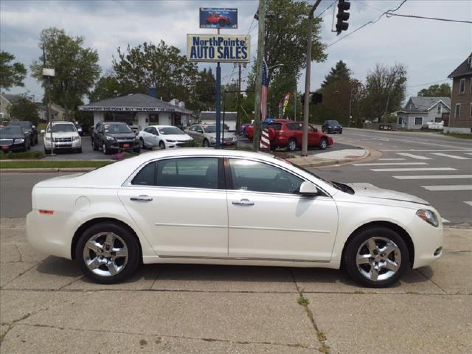 2012 Summit White Chevrolet Malibu LT (1G1ZD5EU4CF) with an 2.4L Ecotec 2.4L I4 169hp 160f Sequential Multiport Fuel Injection engine, 6-Speed Shiftable Automatic transmission, located at 5505 N. Summit St., Toledo, OH, 43611, (419) 729-2688, 41.654953, -83.530014 - Photo #0
