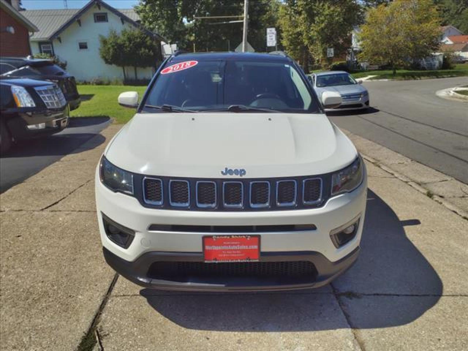 2018 White Clear Coat Jeep Compass Latitude (3C4NJDBB9JT) with an 2.4L Tigershark 2.4L I4 180hp Sequential Multiport Fuel Injection engine, Automatic transmission, located at 5505 N. Summit St., Toledo, OH, 43611, (419) 729-2688, 41.654953, -83.530014 - Photo #19