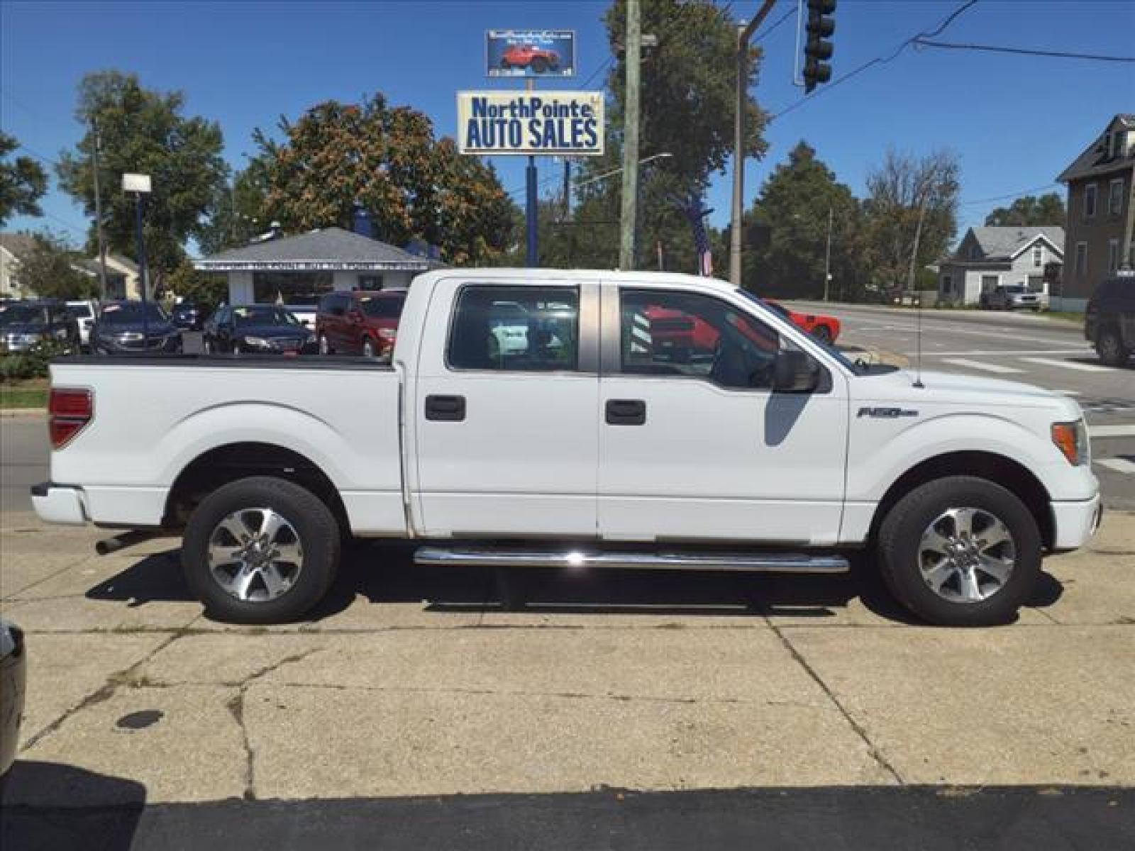 2014 Oxford White Ford F-150 STX (1FTFW1CF6EF) with an 5.0L 5.0L Flex Fuel V8 360hp 3 Sequential Multiport Fuel Injection engine, 6-Speed Shiftable Automatic transmission, located at 5505 N. Summit St., Toledo, OH, 43611, (419) 729-2688, 41.654953, -83.530014 - Photo #0