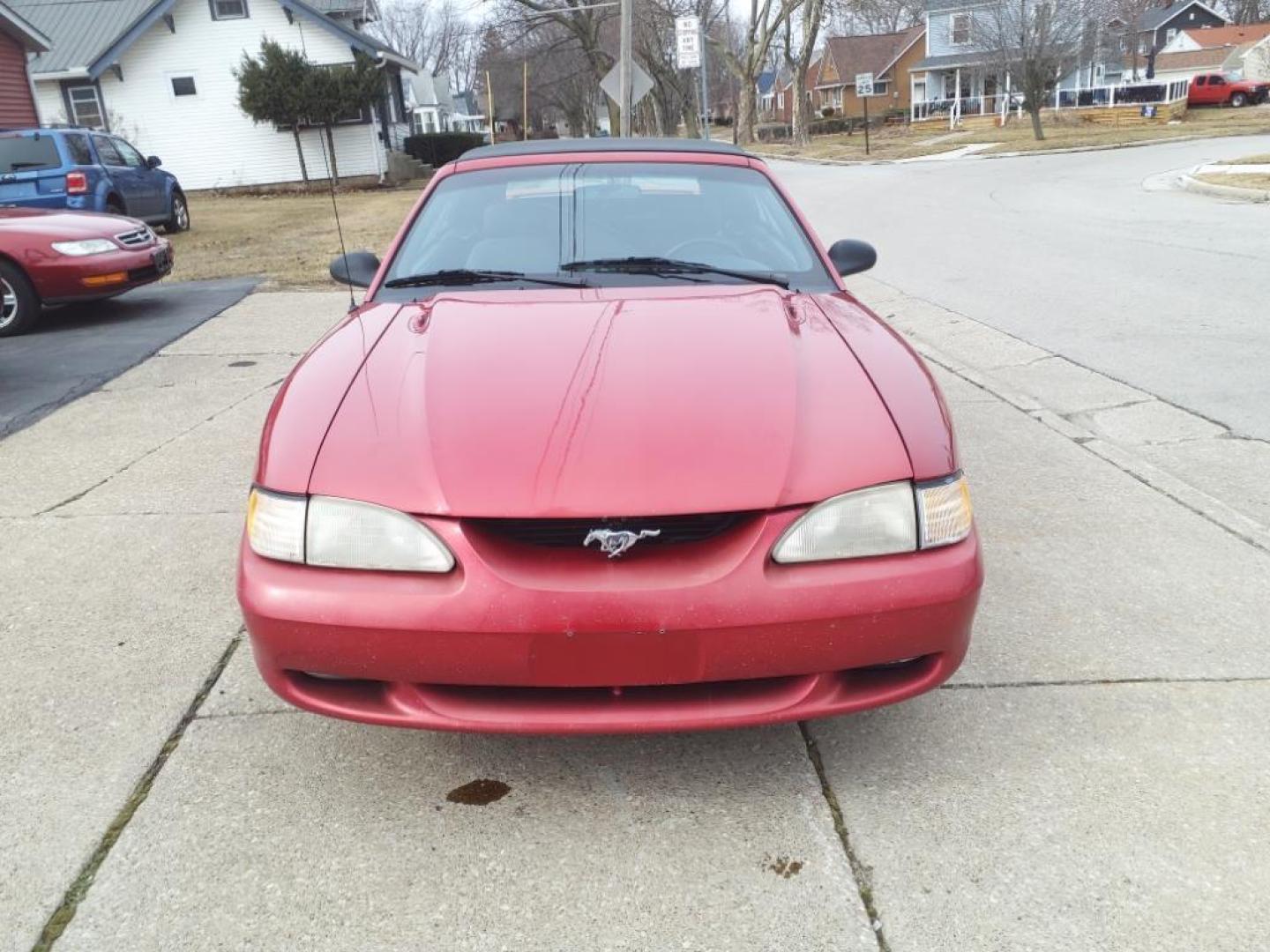 1995 Ultra Red 000 Ford Mustang GT (1FALP45T5SF) with an 5.0L 5.0L NA V8 overhead valves (OHV) 16V Fuel Injected engine, 5-Speed Manual transmission, located at 5505 N. Summit St., Toledo, OH, 43611, (419) 729-2688, 41.654953, -83.530014 - Photo#17
