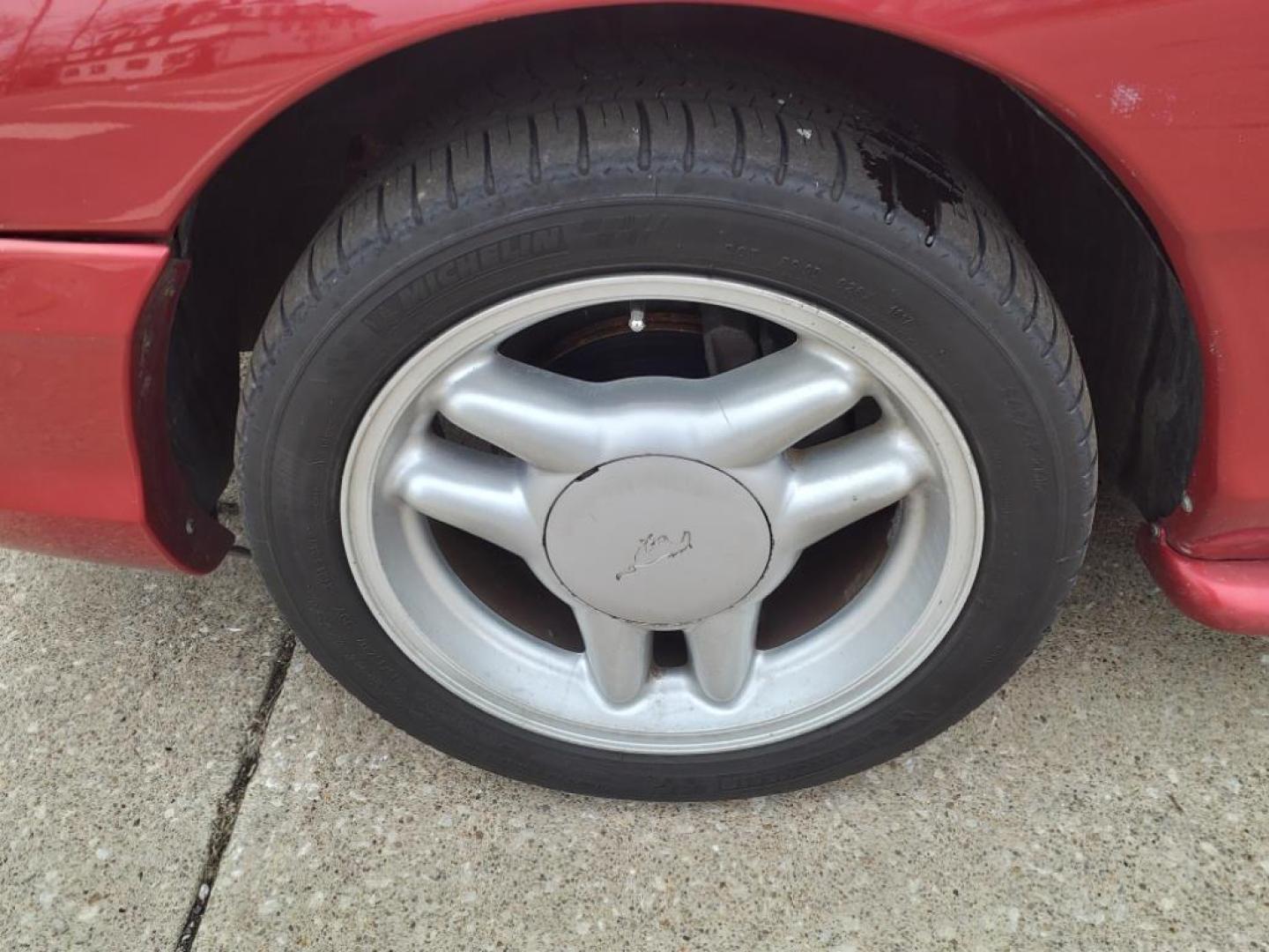 1995 Ultra Red 000 Ford Mustang GT (1FALP45T5SF) with an 5.0L 5.0L NA V8 overhead valves (OHV) 16V Fuel Injected engine, 5-Speed Manual transmission, located at 5505 N. Summit St., Toledo, OH, 43611, (419) 729-2688, 41.654953, -83.530014 - Photo#30
