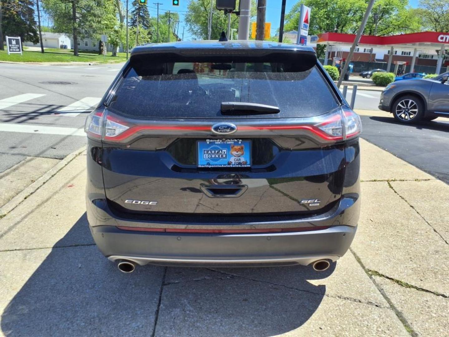 2017 Shadow Black Ford Edge AWD SEL (2FMPK4J87HB) with an 3.5L 3.5L V6 280hp 250ft. lbs. Sequential Multiport Fuel Injection engine, 6-Speed Shiftable Automatic transmission, located at 5505 N. Summit St., Toledo, OH, 43611, (419) 729-2688, 41.654953, -83.530014 - Photo#26