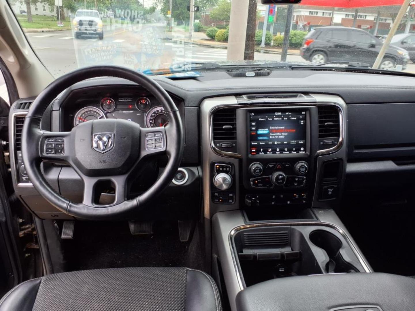 2018 Maximum Steel Metallic Clear Coat RAM 1500 4x4 Sport (1C6RR7MT8JS) with an 5.7L HEMI 5.7L V8 395hp 410ft. lbs. Sequential Multiport Fuel Injection engine, 8-Speed Shiftable Automatic transmission, located at 5505 N. Summit St., Toledo, OH, 43611, (419) 729-2688, 41.654953, -83.530014 - Photo#3