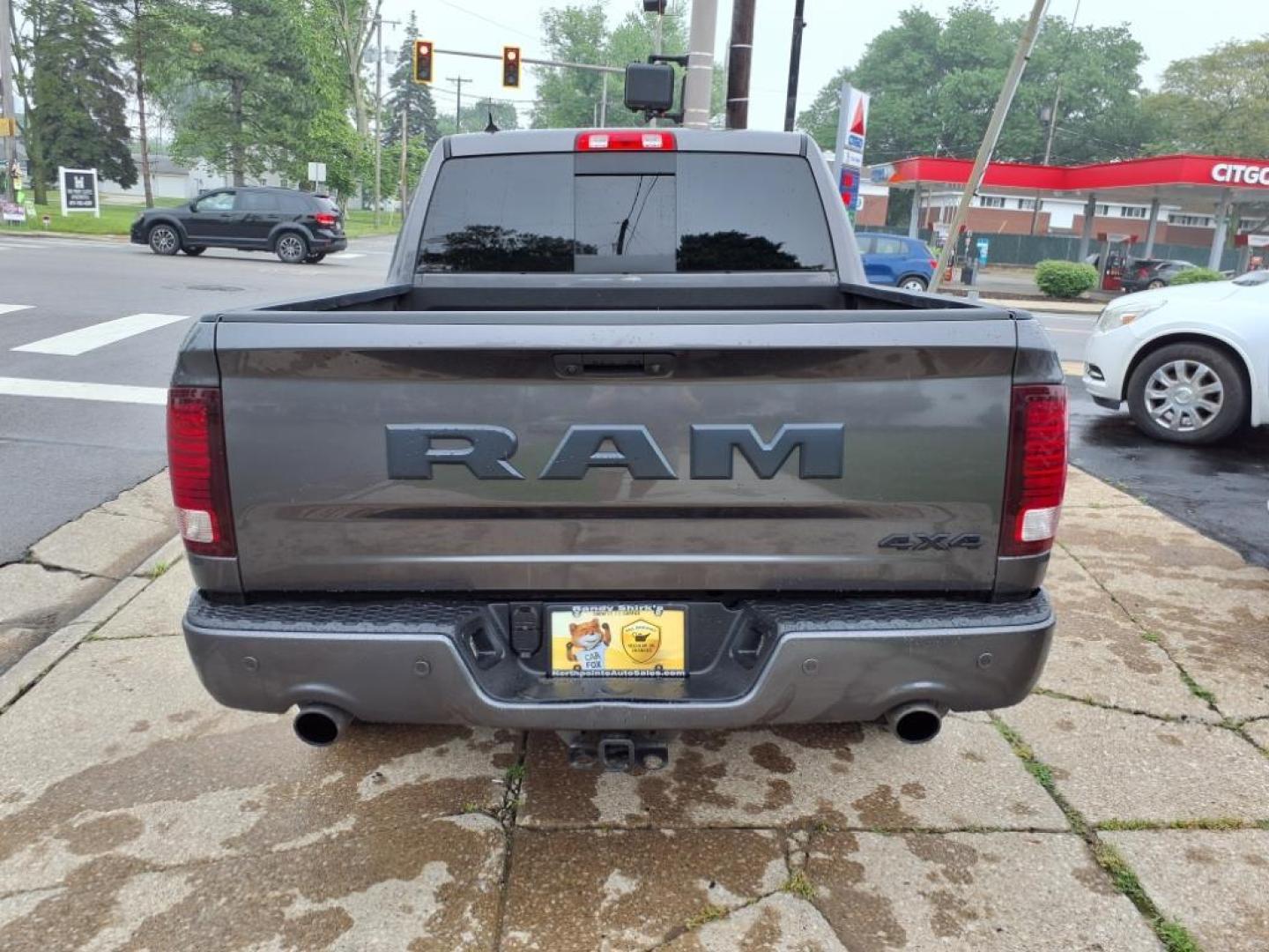 2018 Maximum Steel Metallic Clear Coat RAM 1500 4x4 Sport (1C6RR7MT8JS) with an 5.7L HEMI 5.7L V8 395hp 410ft. lbs. Sequential Multiport Fuel Injection engine, 8-Speed Shiftable Automatic transmission, located at 5505 N. Summit St., Toledo, OH, 43611, (419) 729-2688, 41.654953, -83.530014 - Photo#23