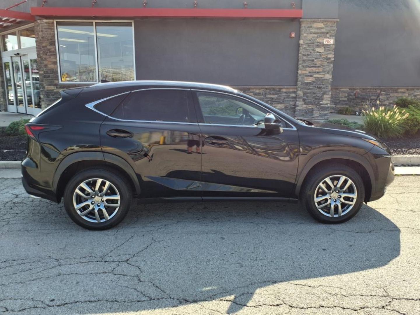 2015 Obsidian Lexus NX 200t Base (JTJBARBZXF2) with an 2.0L 2.0L Turbo I4 235hp 258ft. lbs. Direct Injection engine, 6-Speed Shiftable Automatic transmission, located at 5505 N. Summit St., Toledo, OH, 43611, (419) 729-2688, 41.654953, -83.530014 - Photo#0