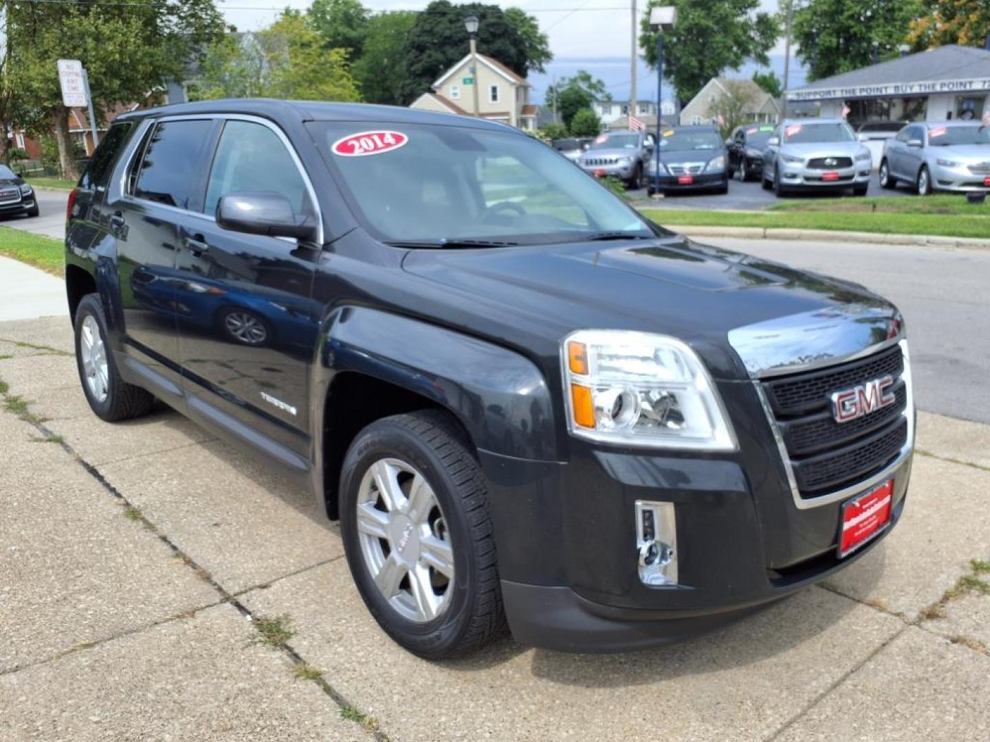 2014 Ashen Gray Metallic GMC Terrain SLE-1 (2GKALMEKXE6) with an 2.4L Ecotec 2.4L I4 182hp 172ft. lbs. Direct Injection engine, 6-Speed Shiftable Automatic transmission, located at 5505 N. Summit St., Toledo, OH, 43611, (419) 729-2688, 41.654953, -83.530014 - Photo#16