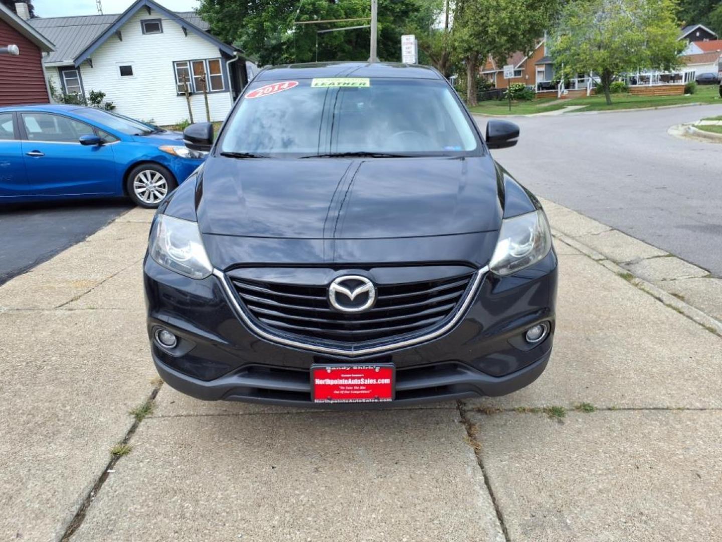 2014 Jet Black Mica Mazda CX-9 Grand Touring (JM3TB3DA1E0) with an 3.7L 3.7L V6 273hp 270ft. lbs. Fuel Injected engine, 6-Speed Shiftable Automatic transmission, located at 5505 N. Summit St., Toledo, OH, 43611, (419) 729-2688, 41.654953, -83.530014 - Photo#22