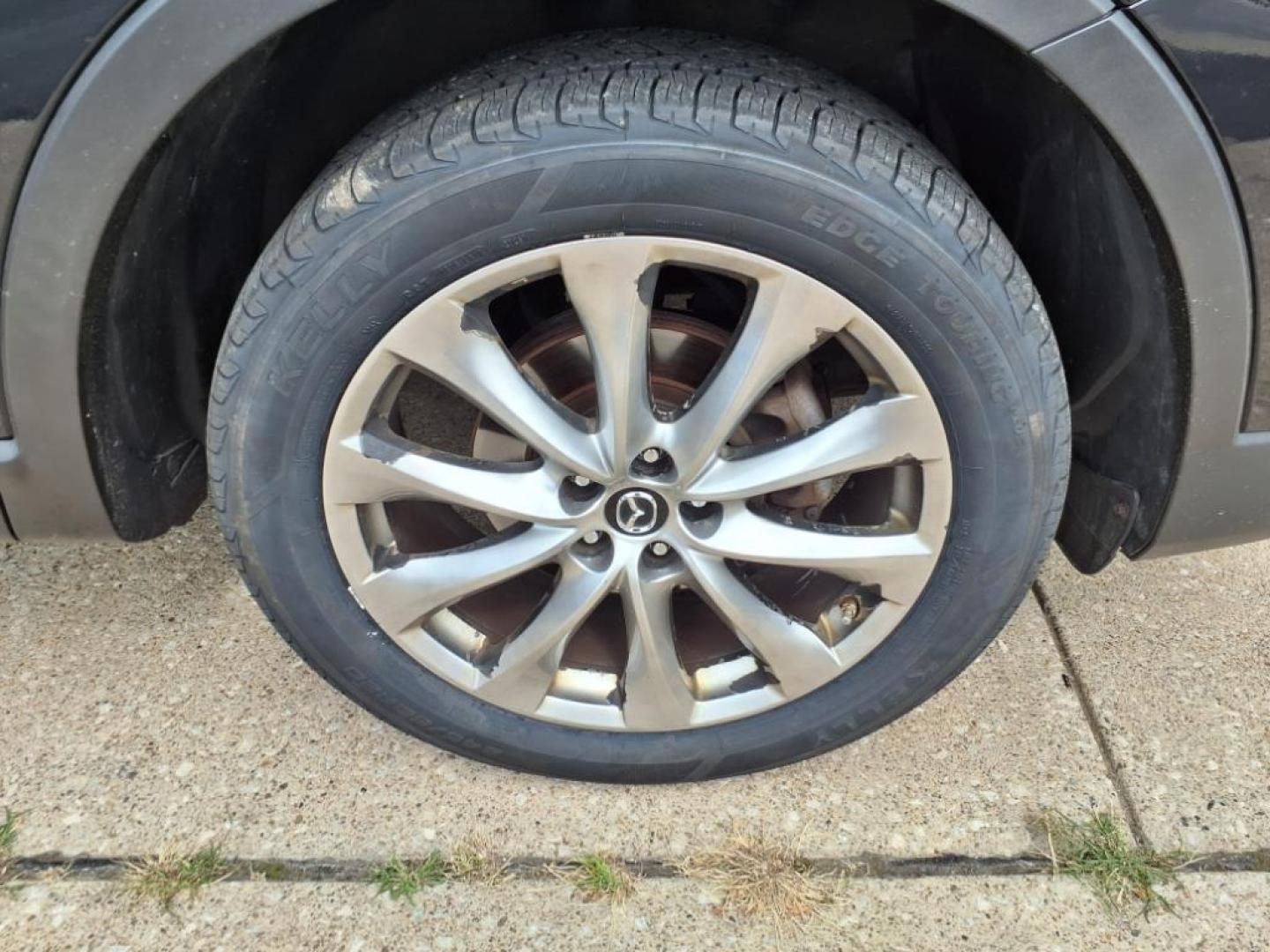 2014 Jet Black Mica Mazda CX-9 Grand Touring (JM3TB3DA1E0) with an 3.7L 3.7L V6 273hp 270ft. lbs. Fuel Injected engine, 6-Speed Shiftable Automatic transmission, located at 5505 N. Summit St., Toledo, OH, 43611, (419) 729-2688, 41.654953, -83.530014 - Photo#29