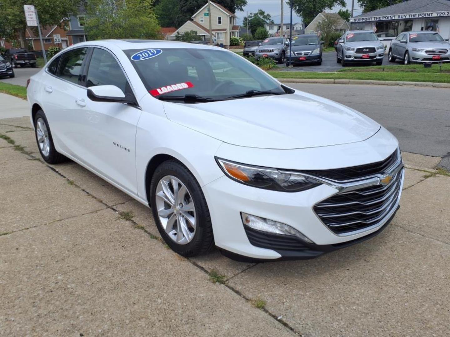 2019 Summit White Chevrolet Malibu LT (1G1ZD5ST8KF) with an 1.5L Ecotec 1.5L Turbo I4 160hp 184ft. lbs. Direct Injection engine, CVT transmission, located at 5505 N. Summit St., Toledo, OH, 43611, (419) 729-2688, 41.654953, -83.530014 - Photo#19