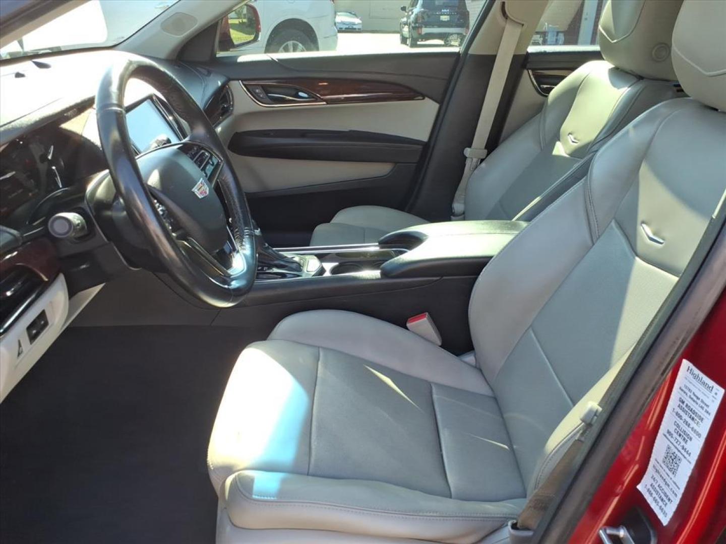 2018 Red Obsession Tintcoat Cadillac ATS 2.0T Luxury (1G6AF5SX9J0) with an 2.0L 2.0L Turbo I4 272hp 295ft. lbs. Direct Injection engine, 8-Speed Shiftable Automatic transmission, located at 5505 N. Summit St., Toledo, OH, 43611, (419) 729-2688, 41.654953, -83.530014 - Photo#2