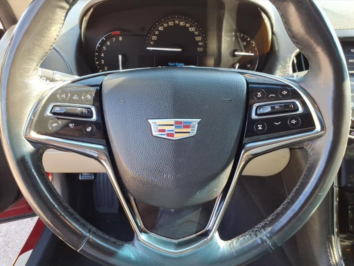 2018 Red Obsession Tintcoat Cadillac ATS 2.0T Luxury (1G6AF5SX9J0) with an 2.0L 2.0L Turbo I4 272hp 295ft. lbs. Direct Injection engine, 8-Speed Shiftable Automatic transmission, located at 5505 N. Summit St., Toledo, OH, 43611, (419) 729-2688, 41.654953, -83.530014 - Photo#9