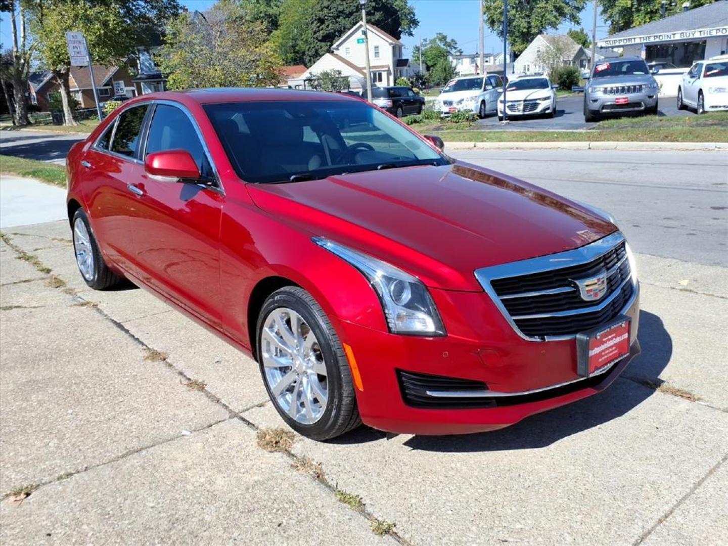 2018 Red Obsession Tintcoat Cadillac ATS 2.0T Luxury (1G6AF5SX9J0) with an 2.0L 2.0L Turbo I4 272hp 295ft. lbs. Direct Injection engine, 8-Speed Shiftable Automatic transmission, located at 5505 N. Summit St., Toledo, OH, 43611, (419) 729-2688, 41.654953, -83.530014 - Photo#21