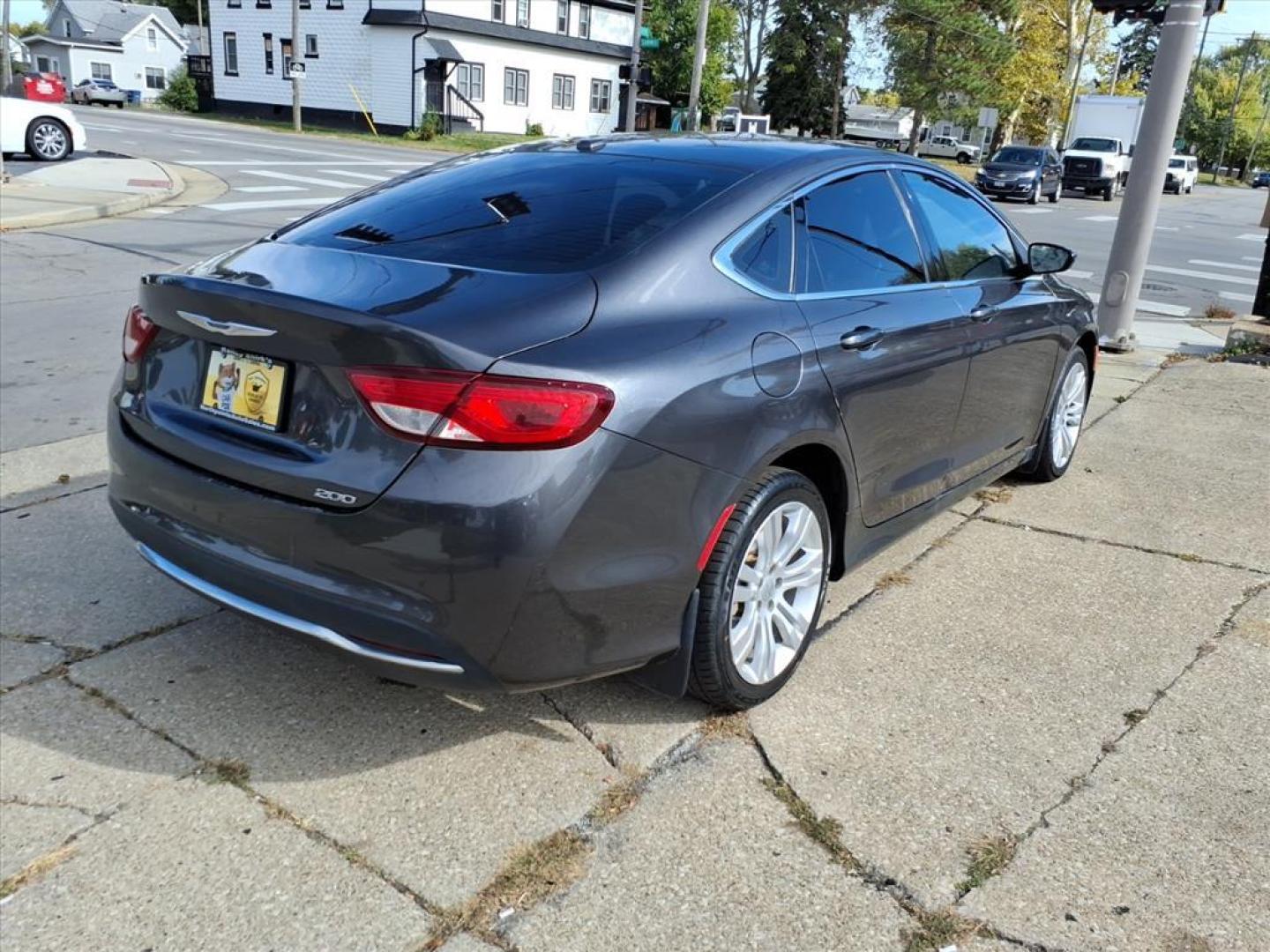 2016 Maximum Steel Metallic Clear Coat Chrysler 200 Limited (1C3CCCAB3GN) with an 2.4L 2.4L I4 184hp 173ft. lbs. Sequential Multiport Fuel Injection engine, 9-Speed Shiftable Automatic transmission, located at 5505 N. Summit St., Toledo, OH, 43611, (419) 729-2688, 41.654953, -83.530014 - Photo#23