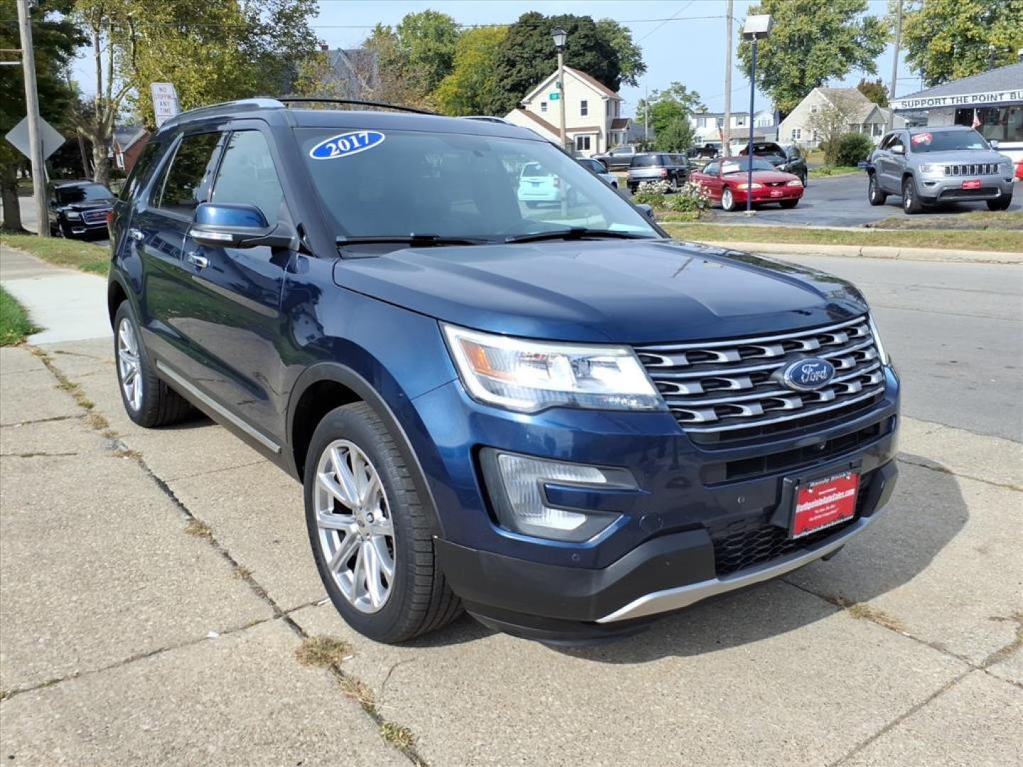 2017 Blue Jeans Ford Explorer Limited (1FM5K8F89HG) with an 3.5L 3.5L V6 290hp 255ft. lbs. Sequential Multiport Fuel Injection engine, 6-Speed Shiftable Automatic transmission, located at 5505 N. Summit St., Toledo, OH, 43611, (419) 729-2688, 41.654953, -83.530014 - Photo#22