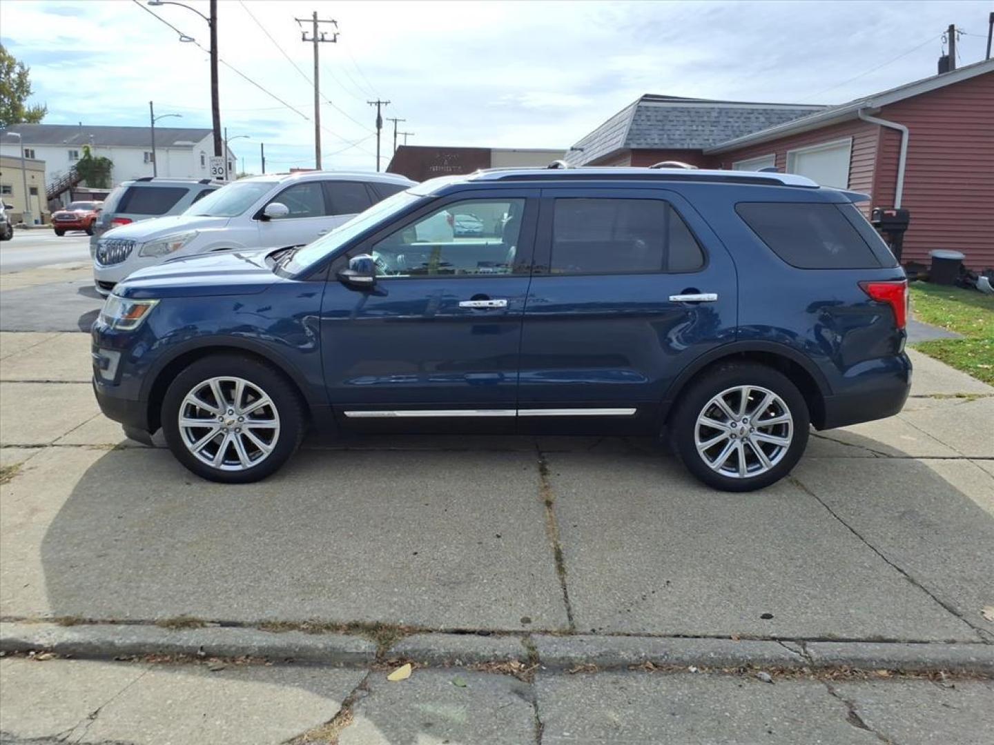 2017 Blue Jeans Ford Explorer Limited (1FM5K8F89HG) with an 3.5L 3.5L V6 290hp 255ft. lbs. Sequential Multiport Fuel Injection engine, 6-Speed Shiftable Automatic transmission, located at 5505 N. Summit St., Toledo, OH, 43611, (419) 729-2688, 41.654953, -83.530014 - Photo#25