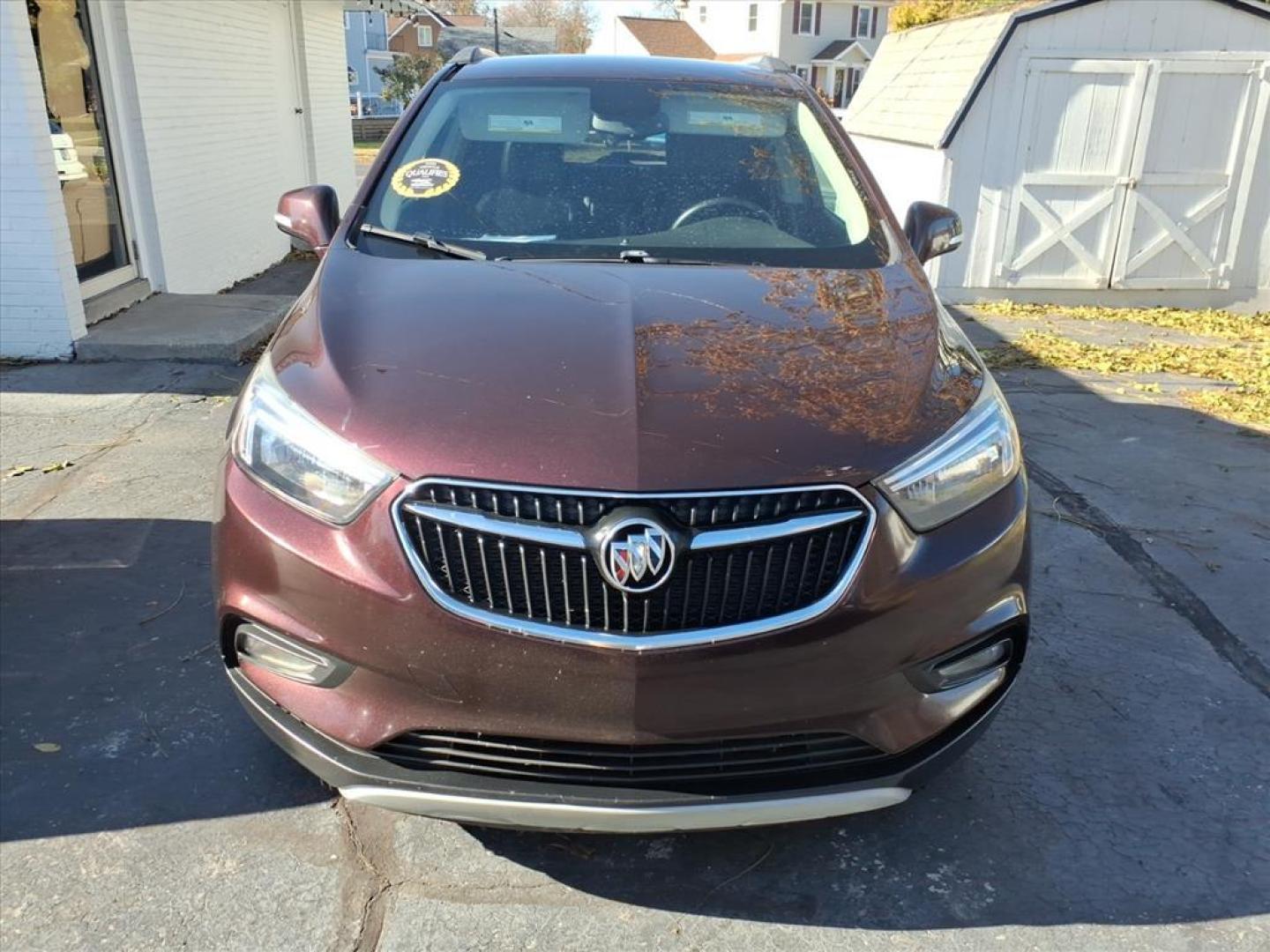 2018 Black Cherry Metallic Buick Encore Sport Touring (KL4CJ1SB7JB) with an 1.4L Ecotec 1.4L Turbo I4 138hp 148ft. lbs. Sequential Multiport Fuel Injection engine, 6-Speed Automatic w/Driver Shift Control transmission, located at 5505 N. Summit St., Toledo, OH, 43611, (419) 729-2688, 41.654953, -83.530014 - Photo#2