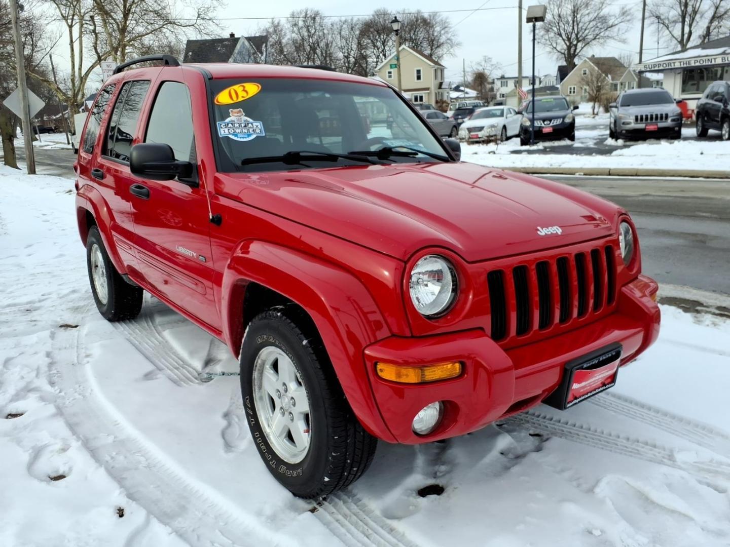 2003 Flame Red Clearcoat Pr4 Jeep Liberty Limited (1J4GL58K73W) with an 3.7L 3.7L V6 210hp 235ft. lbs. Fuel Injected engine, 4-Speed Automatic transmission, located at 5505 N. Summit St., Toledo, OH, 43611, (419) 729-2688, 41.654953, -83.530014 - Photo#14