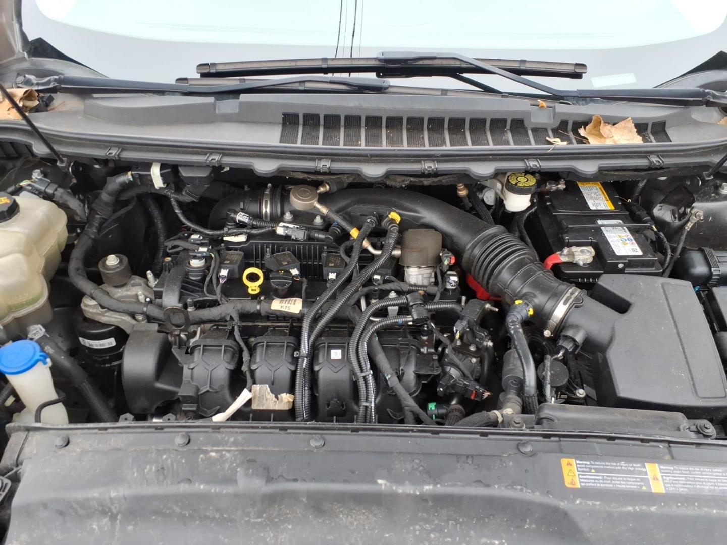 2019 Dk. Gray Ford Edge Titanium (2FMPK4K9XKB) with an 2.0L EcoBoost 2.0L Turbo I4 250hp 280ft. lbs. Direct Injection engine, 8-Speed Shiftable Automatic transmission, located at 5505 N. Summit St., Toledo, OH, 43611, (419) 729-2688, 41.654953, -83.530014 - Photo#18