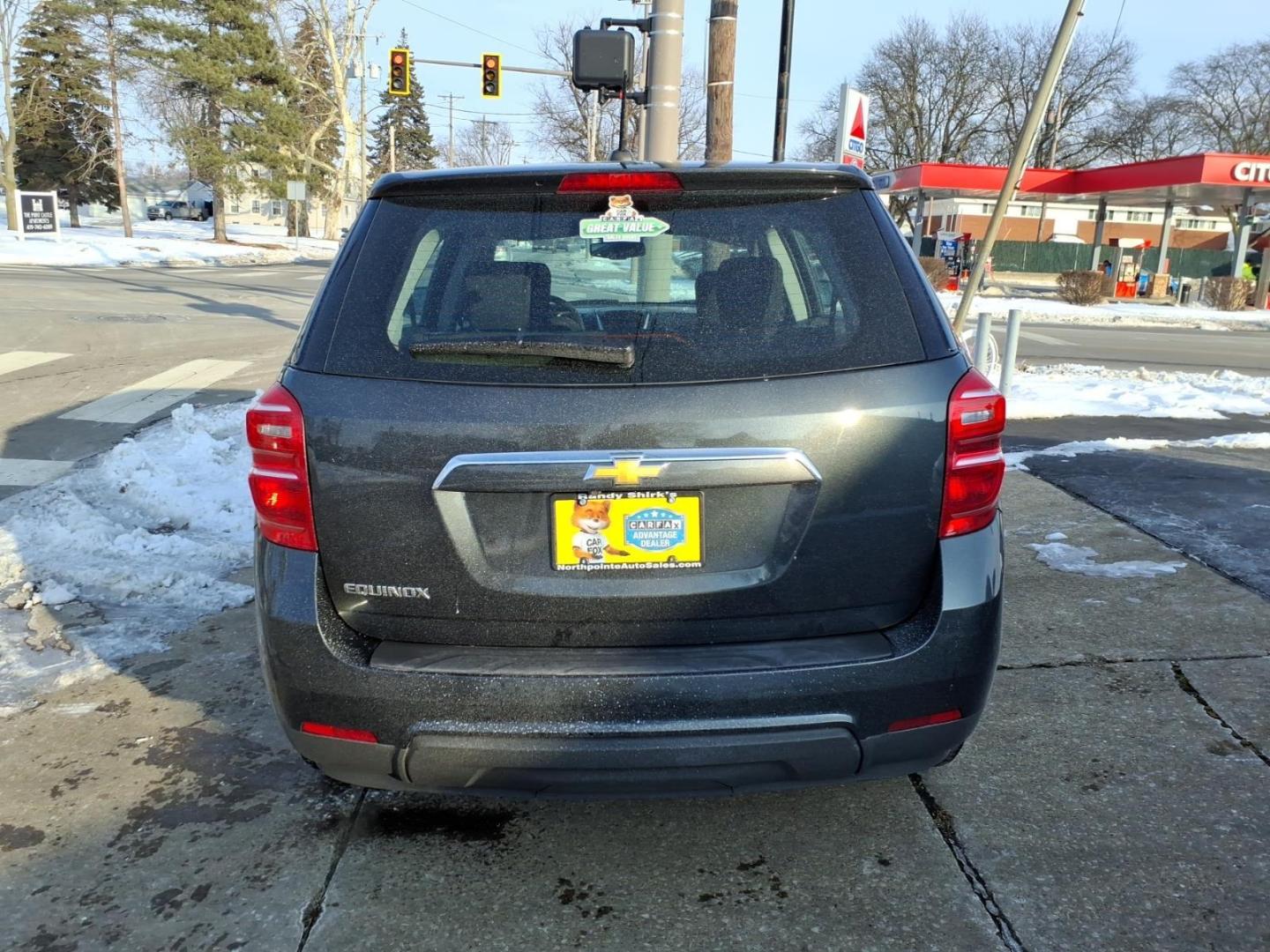 2017 Nightfall Gray Metallic Chevrolet Equinox LS (2GNALBEK9H1) with an 2.4L Ecotec 2.4L I4 182hp 172ft. lbs. Direct Injection engine, 6-Speed Shiftable Automatic transmission, located at 5505 N. Summit St., Toledo, OH, 43611, (419) 729-2688, 41.654953, -83.530014 - Photo#22