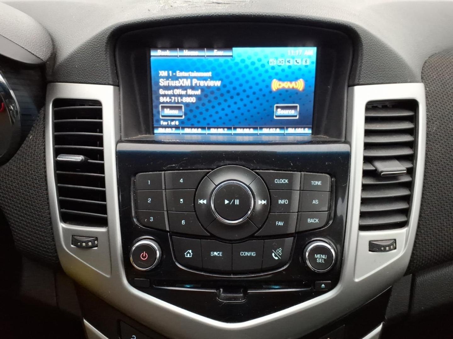 2014 Black Granite Metallic Chevrolet Cruze 2LT Auto (1G1PE5SB5E7) with an 1.4L Ecotec 1.4L Turbo I4 138hp 148ft. lbs. Sequential Multiport Fuel Injection engine, 6-Speed Shiftable Automatic transmission, located at 5505 N. Summit St., Toledo, OH, 43611, (419) 729-2688, 41.654953, -83.530014 - Photo#12