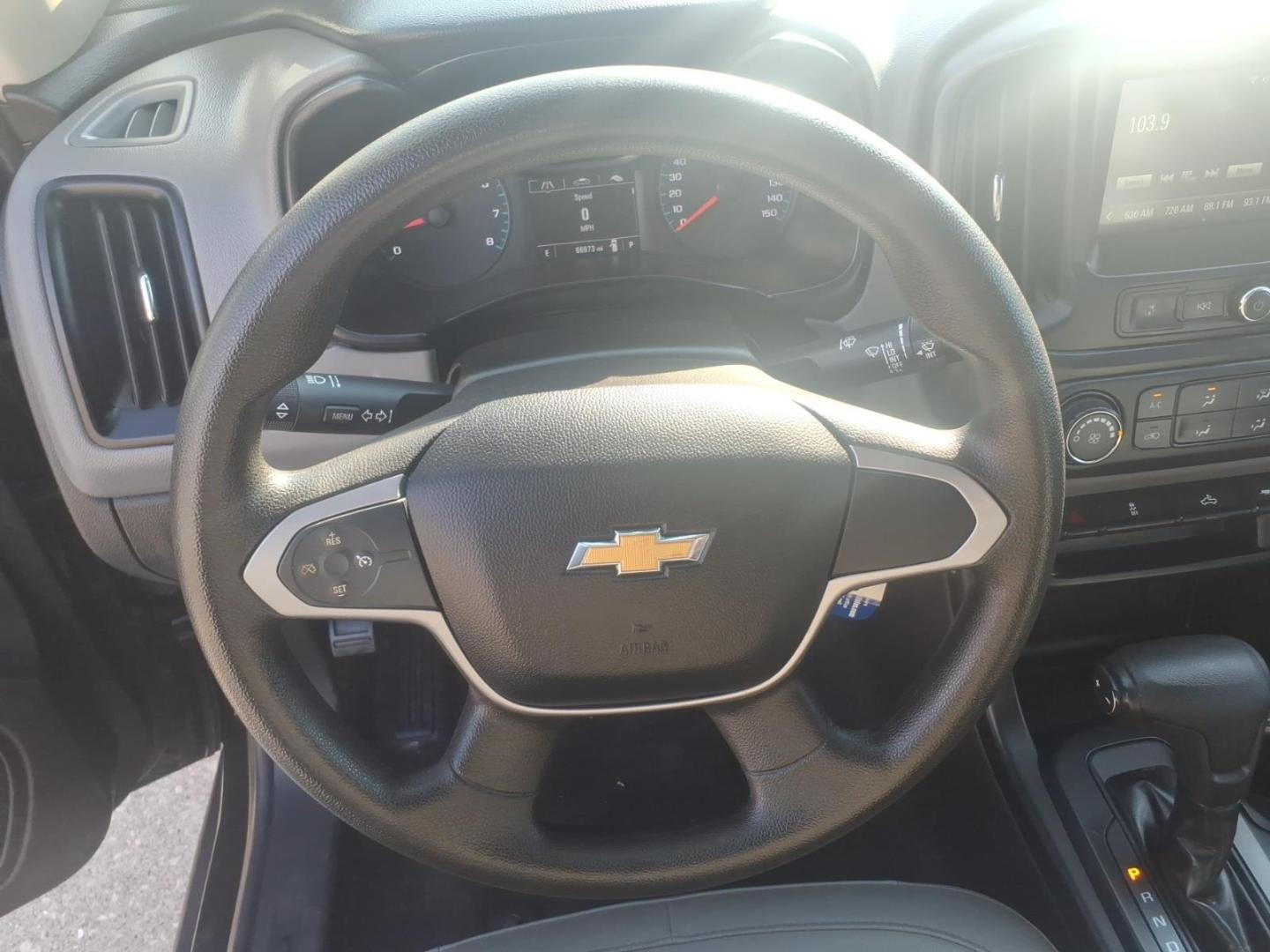 2018 Black Chevrolet Colorado Work Truck (1GCHSBEN2J1) with an 3.6L 3.6L V6 308hp 275ft. lbs. Direct Injection engine, 8-Speed Shiftable Automatic transmission, located at 5505 N. Summit St., Toledo, OH, 43611, (419) 729-2688, 41.654953, -83.530014 - Photo#2