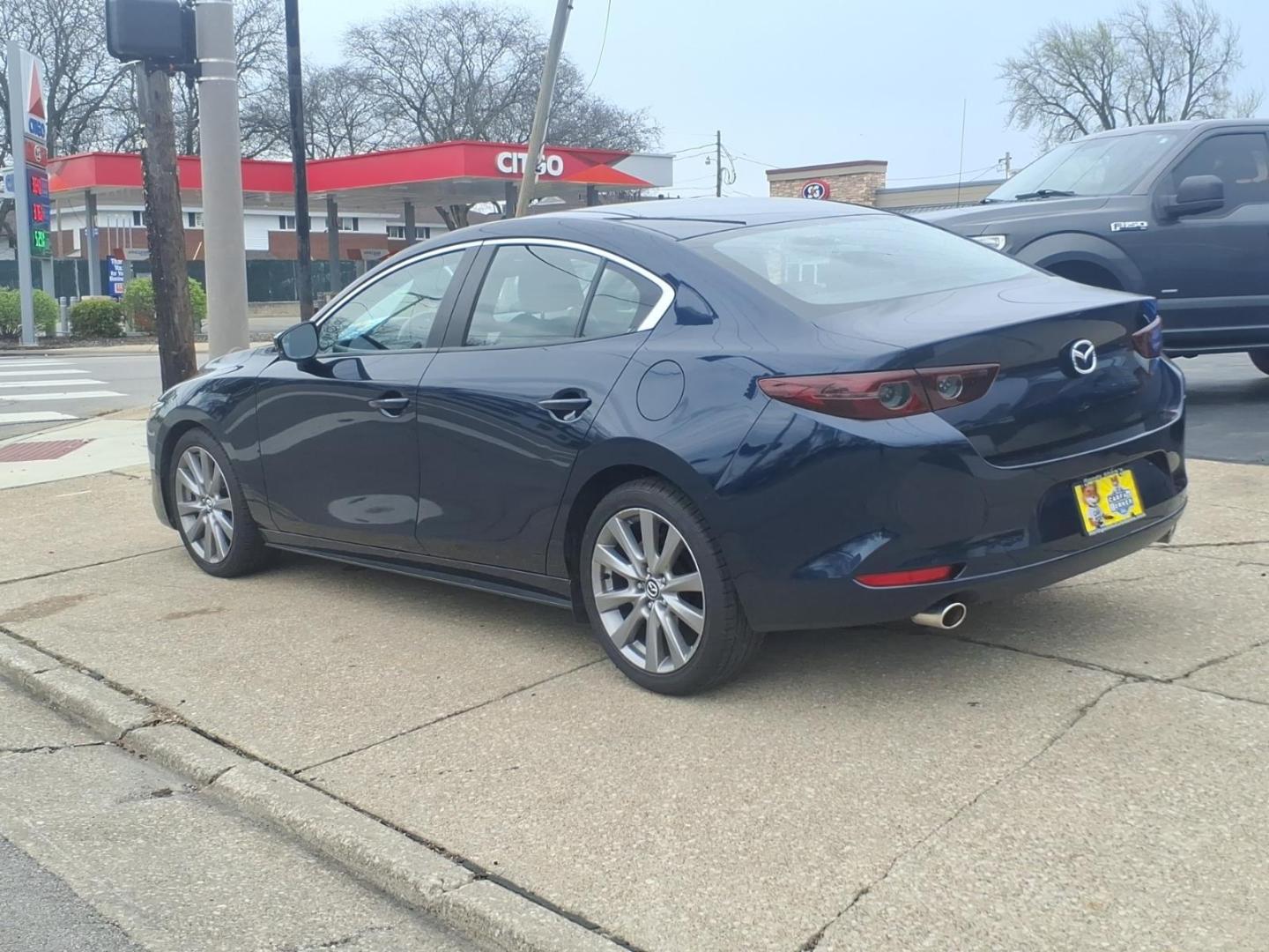2021 Deep Crystal Blue Mica 42m Mazda Mazda3 Sedan Preferred (JM1BPBCL5M1) with an 2.5L SKYACTIV-G 2.5L I4 186hp 186ft. lbs. Direct Injection engine, 6-Speed Shiftable Automatic w/Sport Transmission transmission, located at 5505 N. Summit St., Toledo, OH, 43611, (419) 729-2688, 41.654953, -83.530014 - Photo#20
