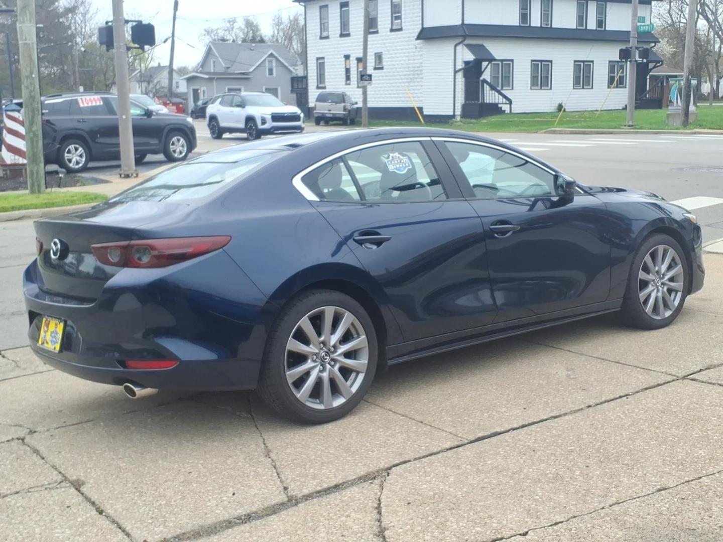 2021 Deep Crystal Blue Mica 42m Mazda Mazda3 Sedan Preferred (JM1BPBCL5M1) with an 2.5L SKYACTIV-G 2.5L I4 186hp 186ft. lbs. Direct Injection engine, 6-Speed Shiftable Automatic w/Sport Transmission transmission, located at 5505 N. Summit St., Toledo, OH, 43611, (419) 729-2688, 41.654953, -83.530014 - Photo#22