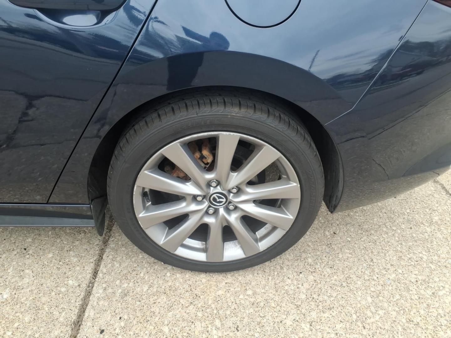 2021 Deep Crystal Blue Mica 42m Mazda Mazda3 Sedan Preferred (JM1BPBCL5M1) with an 2.5L SKYACTIV-G 2.5L I4 186hp 186ft. lbs. Direct Injection engine, 6-Speed Shiftable Automatic w/Sport Transmission transmission, located at 5505 N. Summit St., Toledo, OH, 43611, (419) 729-2688, 41.654953, -83.530014 - Photo#27