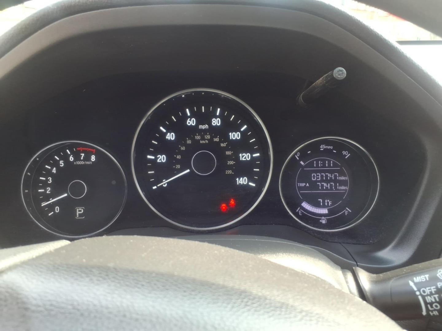 2018 Aegean Blue Metallic Bs Honda HR-V EX (3CZRU6H52JG) with an 1.8L 1.8L I4 141hp 127ft. lbs. Sequential Multiport Fuel Injection engine, 7-Speed Shiftable CVT transmission, located at 5505 N. Summit St., Toledo, OH, 43611, (419) 729-2688, 41.654953, -83.530014 - Photo#6