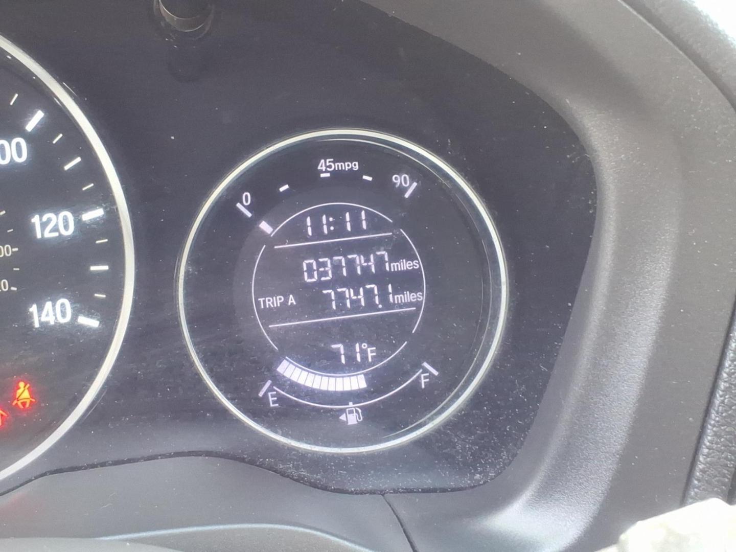 2018 Aegean Blue Metallic Bs Honda HR-V EX (3CZRU6H52JG) with an 1.8L 1.8L I4 141hp 127ft. lbs. Sequential Multiport Fuel Injection engine, 7-Speed Shiftable CVT transmission, located at 5505 N. Summit St., Toledo, OH, 43611, (419) 729-2688, 41.654953, -83.530014 - Photo#7