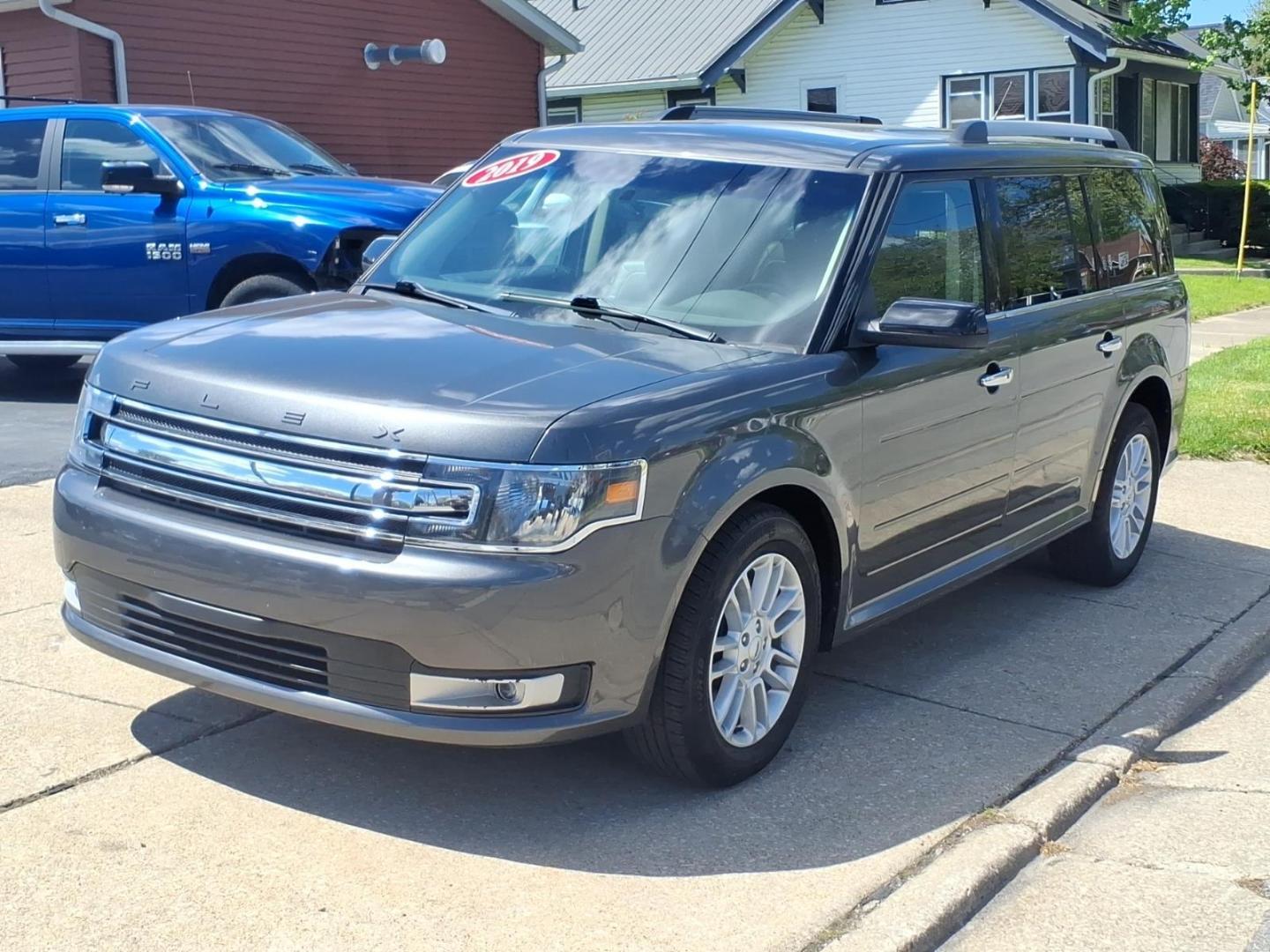 2019 Magnetic J7 Ford Flex SEL (2FMHK6C83KB) with an 3.5L 3.5L V6 287hp 254ft. lbs. Sequential Multiport Fuel Injection engine, 6-Speed Shiftable Automatic transmission, located at 5505 N. Summit St., Toledo, OH, 43611, (419) 729-2688, 41.654953, -83.530014 - Photo#24