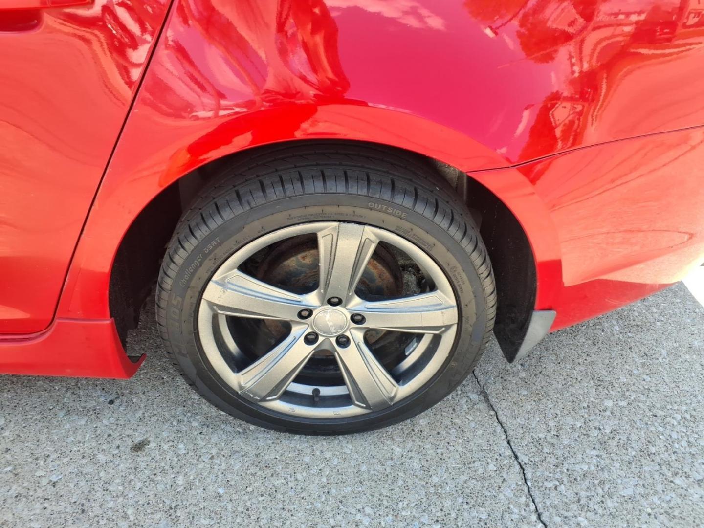 2015 Red Hot G7c Chevrolet Cruze 1LT Auto (1G1PC5SBXF7) with an 1.4L Ecotec 1.4L Turbo I4 138hp 148ft. lbs. Sequential Multiport Fuel Injection engine, 6-Speed Shiftable Automatic w/Overdrive transmission, located at 5505 N. Summit St., Toledo, OH, 43611, (419) 729-2688, 41.654953, -83.530014 - Photo#26
