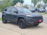 2017 Granite Crystal Metallic Clear Coat Jeep Cherokee Trailhawk (1C4PJMBSXHW) with an 3.2L V6 271hp 239ft. lbs. Sequential Multiport Fuel Injection engine, 4WD 9-Speed Shiftable Automatic transmission, located at 5505 N. Summit St., Toledo, OH, 43611, (419) 729-2688, 41.654953, -83.530014 - Photo#23