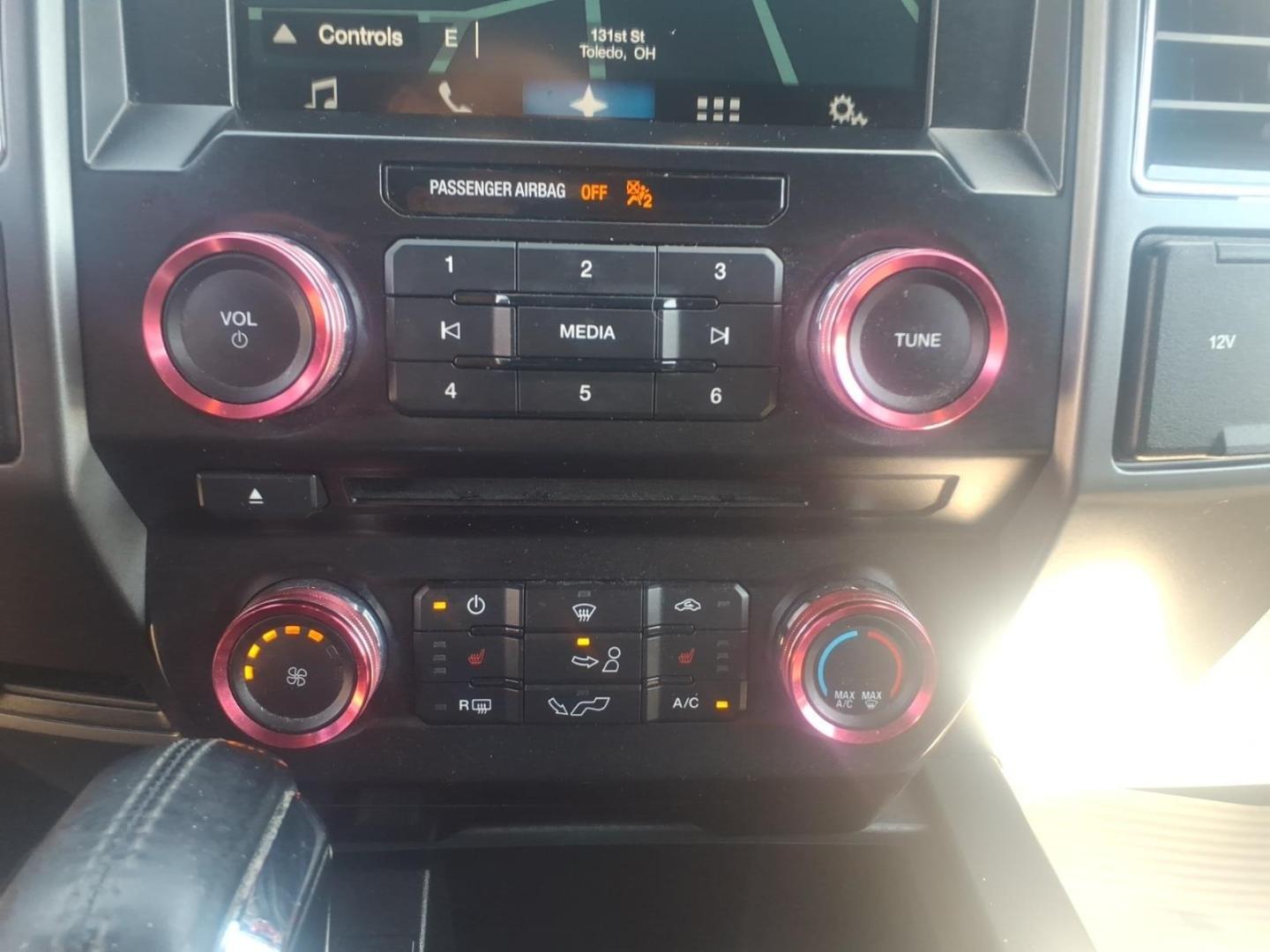 2018 Ruby Red Metallic Tinted Clearcoat Ford F-150 XLT (1FTEW1E53JF) with an 5.0L V8 395hp 400ft. lbs. Direct Injection engine, 10-Speed Shiftable Automatic transmission, located at 5505 N. Summit St., Toledo, OH, 43611, (419) 729-2688, 41.654953, -83.530014 - Photo#8