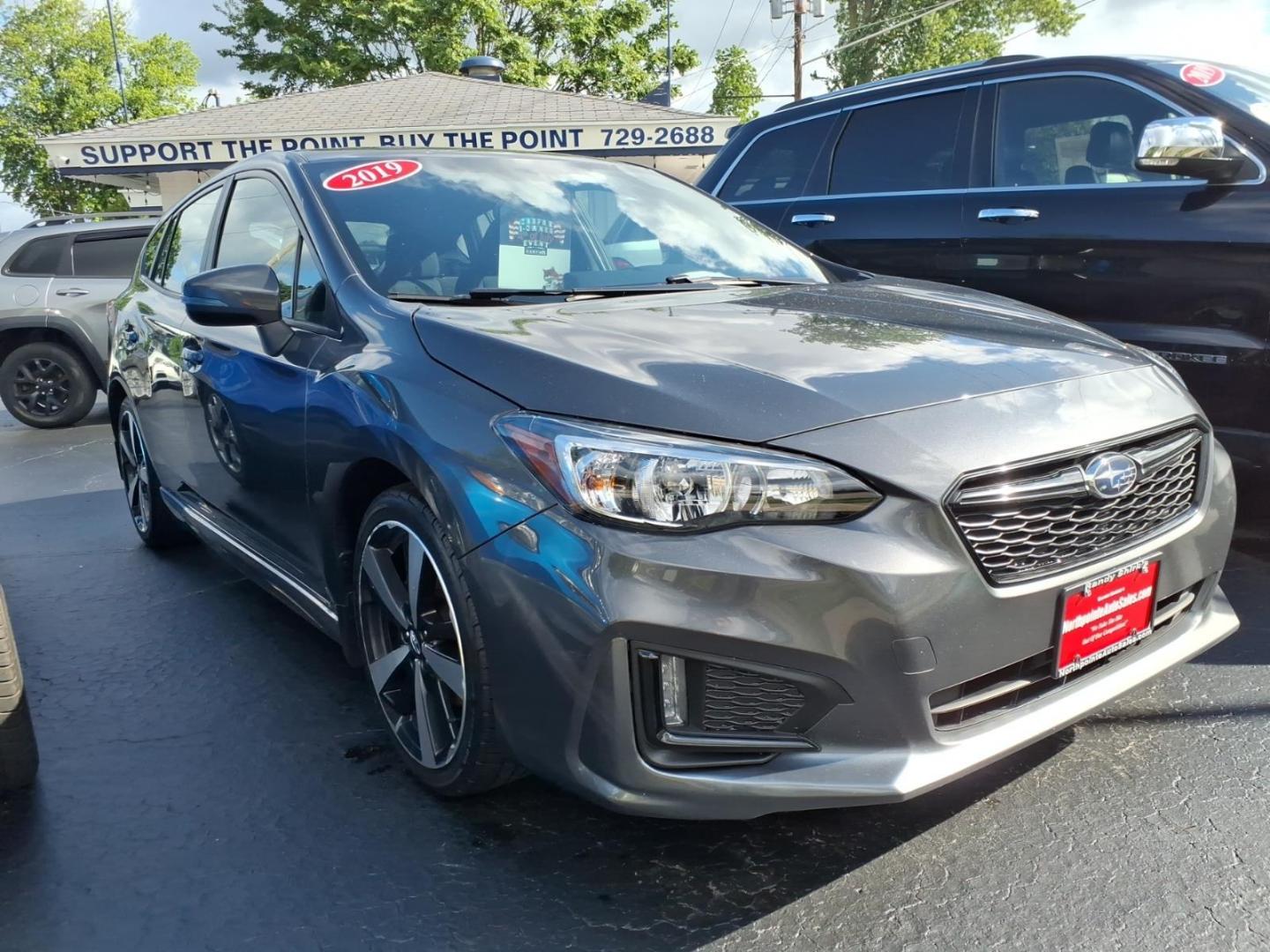 2019 Magnetite Gray Metallic Mg2 Subaru Impreza Sport (4S3GTAM64K3) with an 2.0L 2.0L H4 152hp 145ft. lbs. Direct Injection engine, 7-Speed Shiftable CVT transmission, located at 5505 N. Summit St., Toledo, OH, 43611, (419) 729-2688, 41.654953, -83.530014 - Photo#18