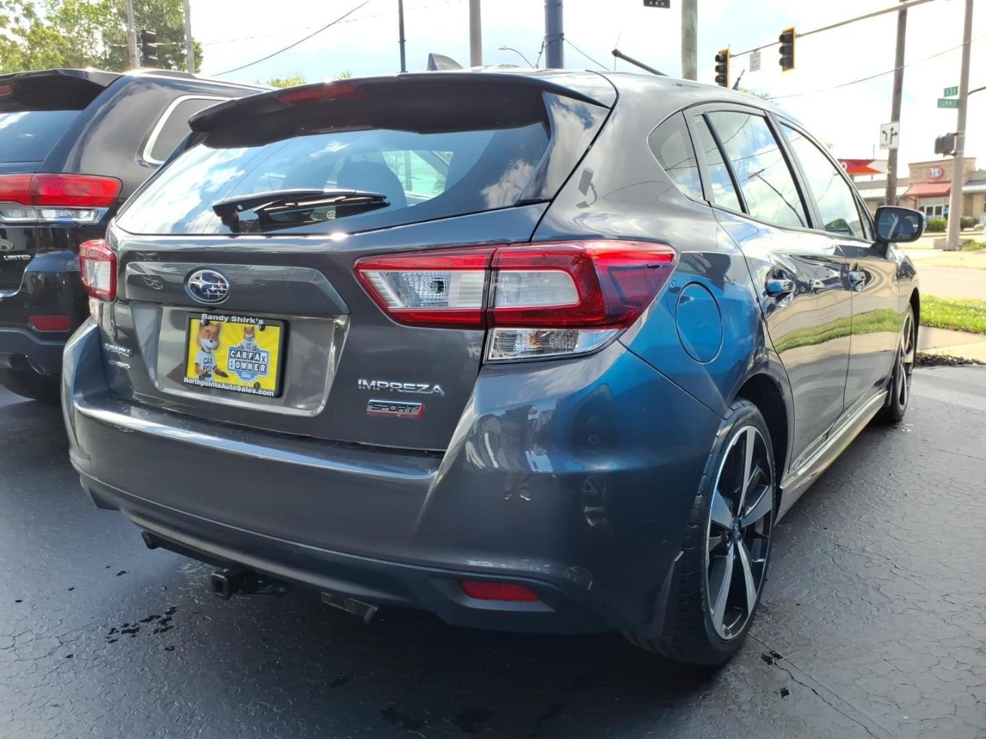 2019 Magnetite Gray Metallic Mg2 Subaru Impreza Sport (4S3GTAM64K3) with an 2.0L 2.0L H4 152hp 145ft. lbs. Direct Injection engine, 7-Speed Shiftable CVT transmission, located at 5505 N. Summit St., Toledo, OH, 43611, (419) 729-2688, 41.654953, -83.530014 - Photo#19