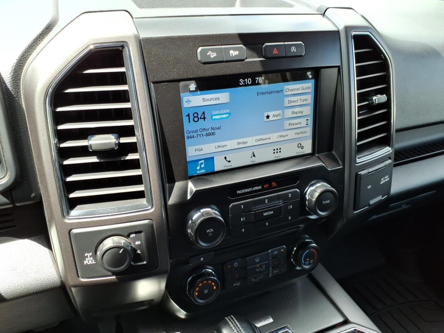 2017 Black Ford F-150 XLT (1FTEW1EP1HF) with an 2.7L EcoBoost 2.7L Twin Turbo V6 325hp 375ft. lbs. Direct Injection engine, 6-Speed Shiftable Automatic transmission, located at 5505 N. Summit St., Toledo, OH, 43611, (419) 729-2688, 41.654953, -83.530014 - Photo#7