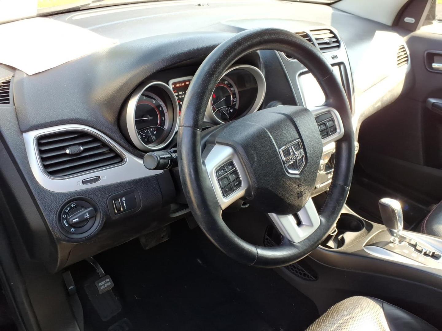 2015 Black Dodge Journey R/T (3C4PDDEG2FT) with an 3.6L Pentastar 3.6L Flex Fuel V6 283hp 260ft. lbs. Sequential Multiport Fuel Injection engine, 6-Speed Shiftable Automatic transmission, located at 5505 N. Summit St., Toledo, OH, 43611, (419) 729-2688, 41.654953, -83.530014- Photo#2